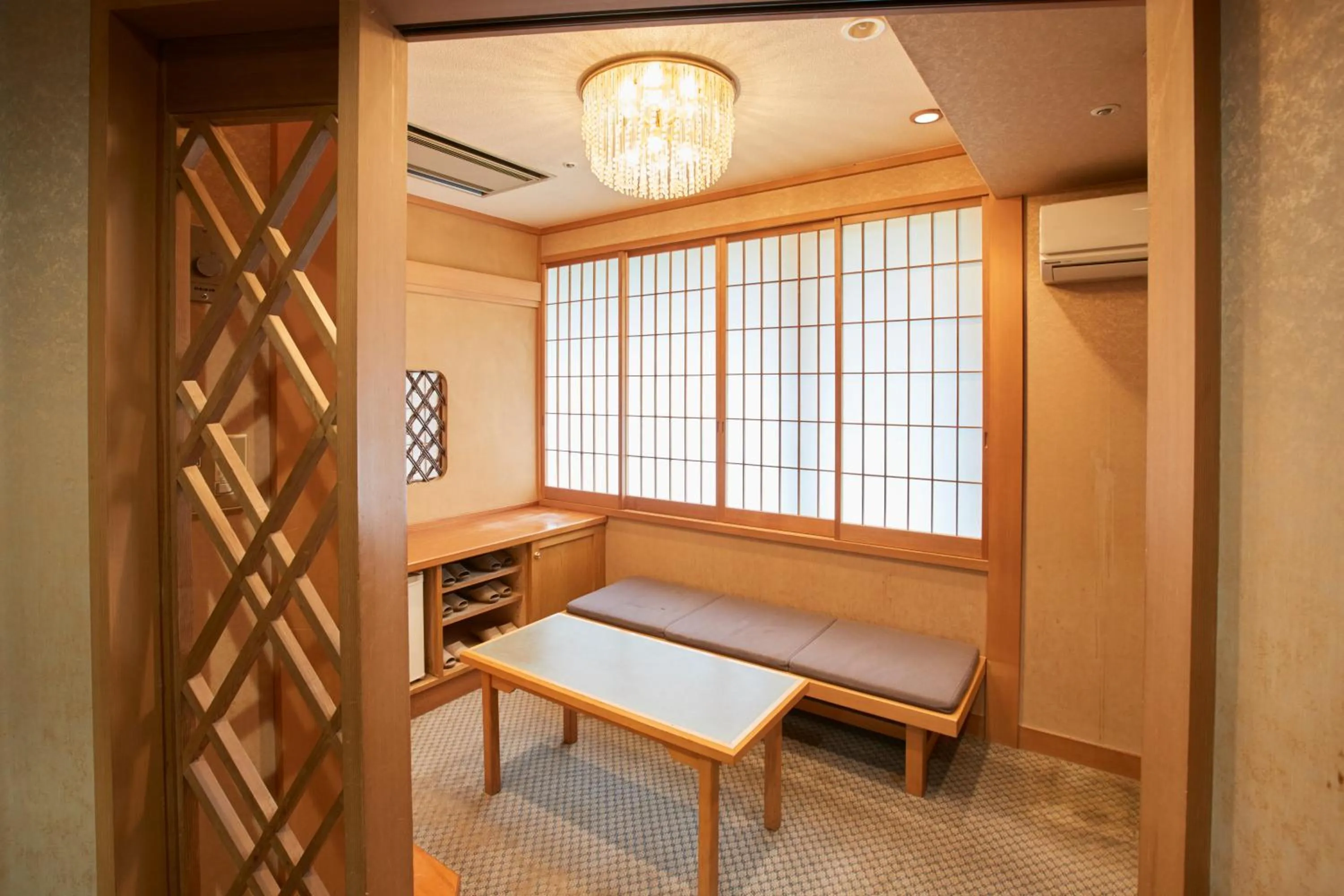 Seating area in Myogi Green Hotel