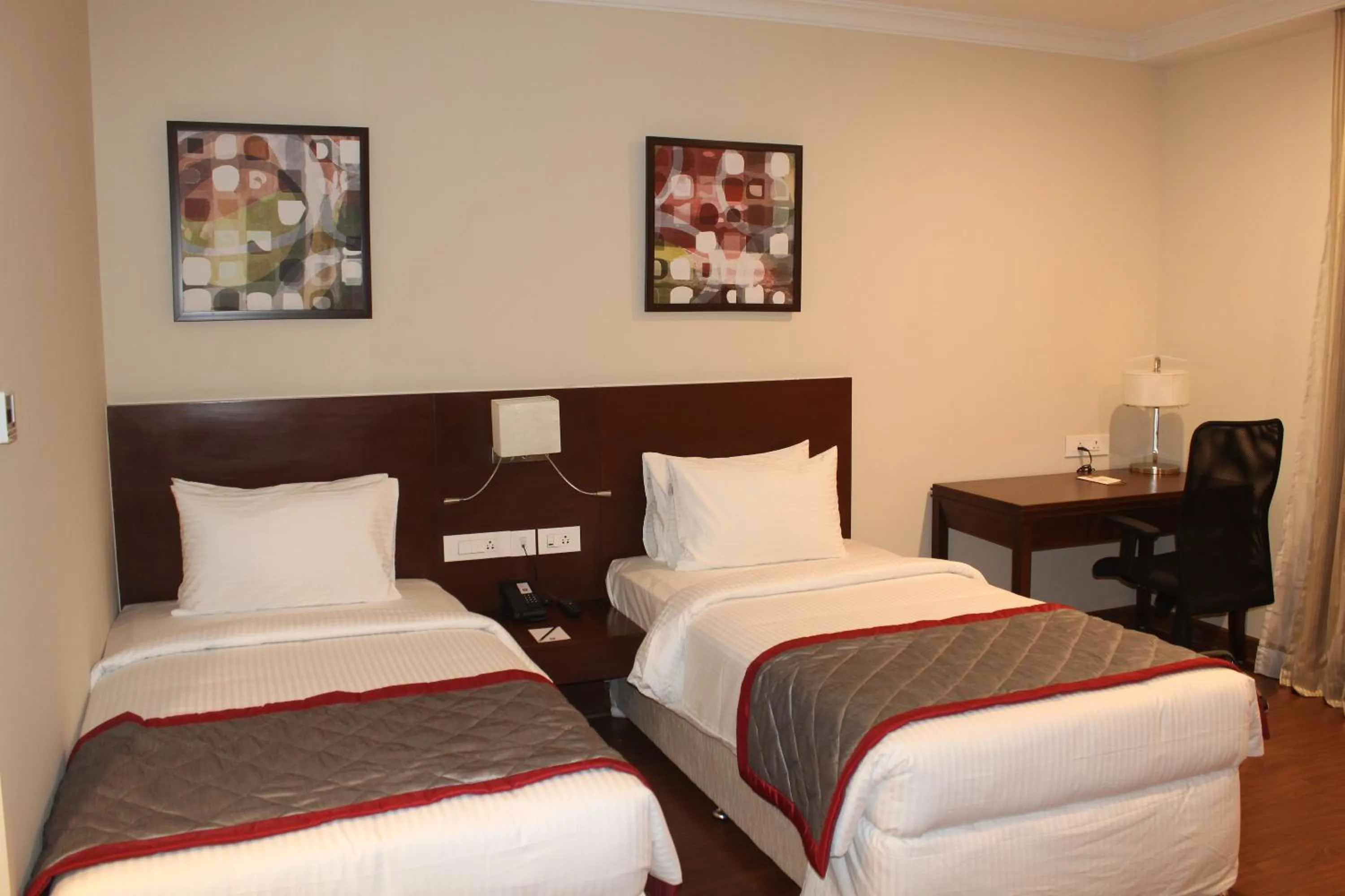 Bed in The Altruist Business Hotel Hitech