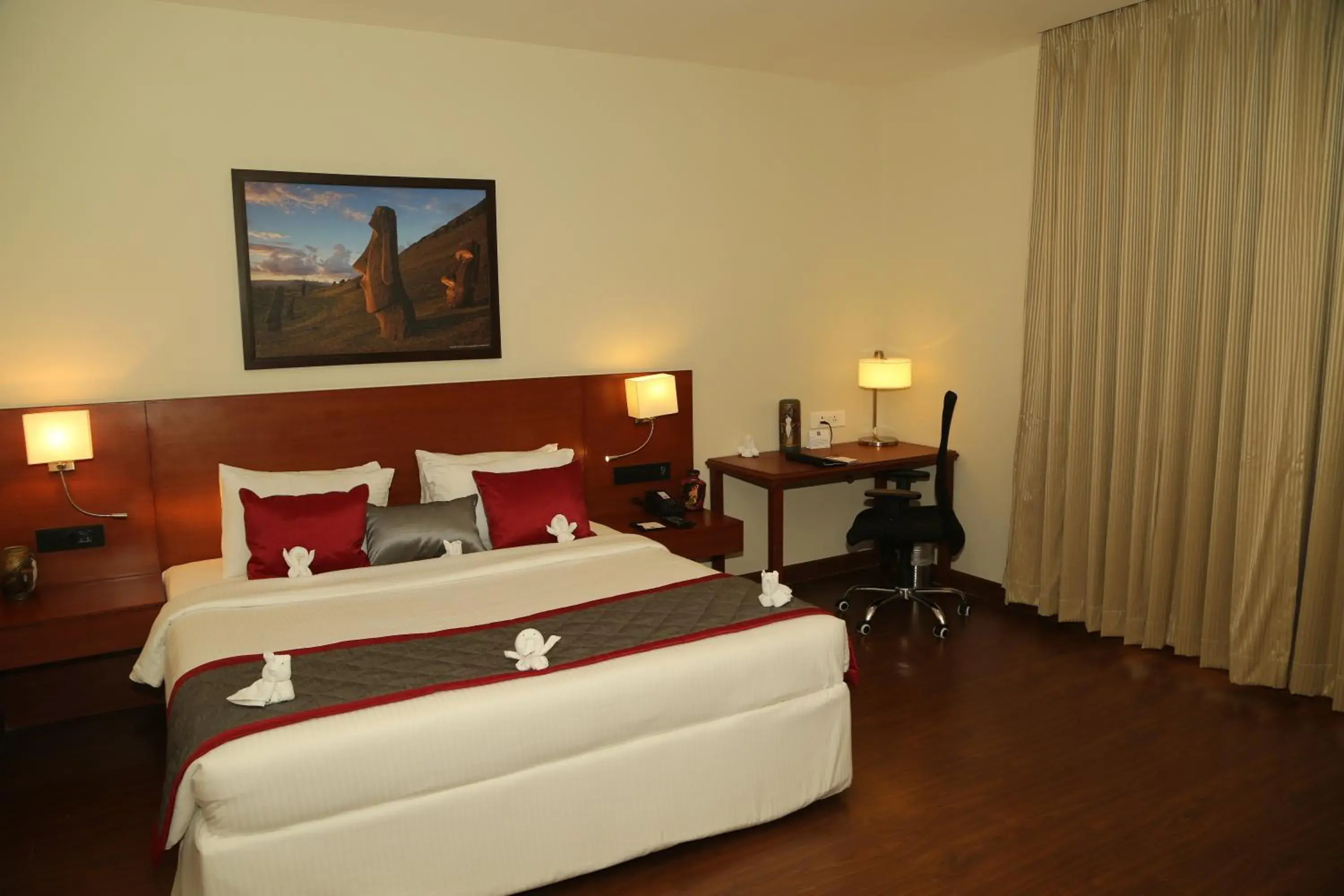 Bed in The Altruist Business Hotel Hitech Bed in The Altruist Business Hotel Hitech