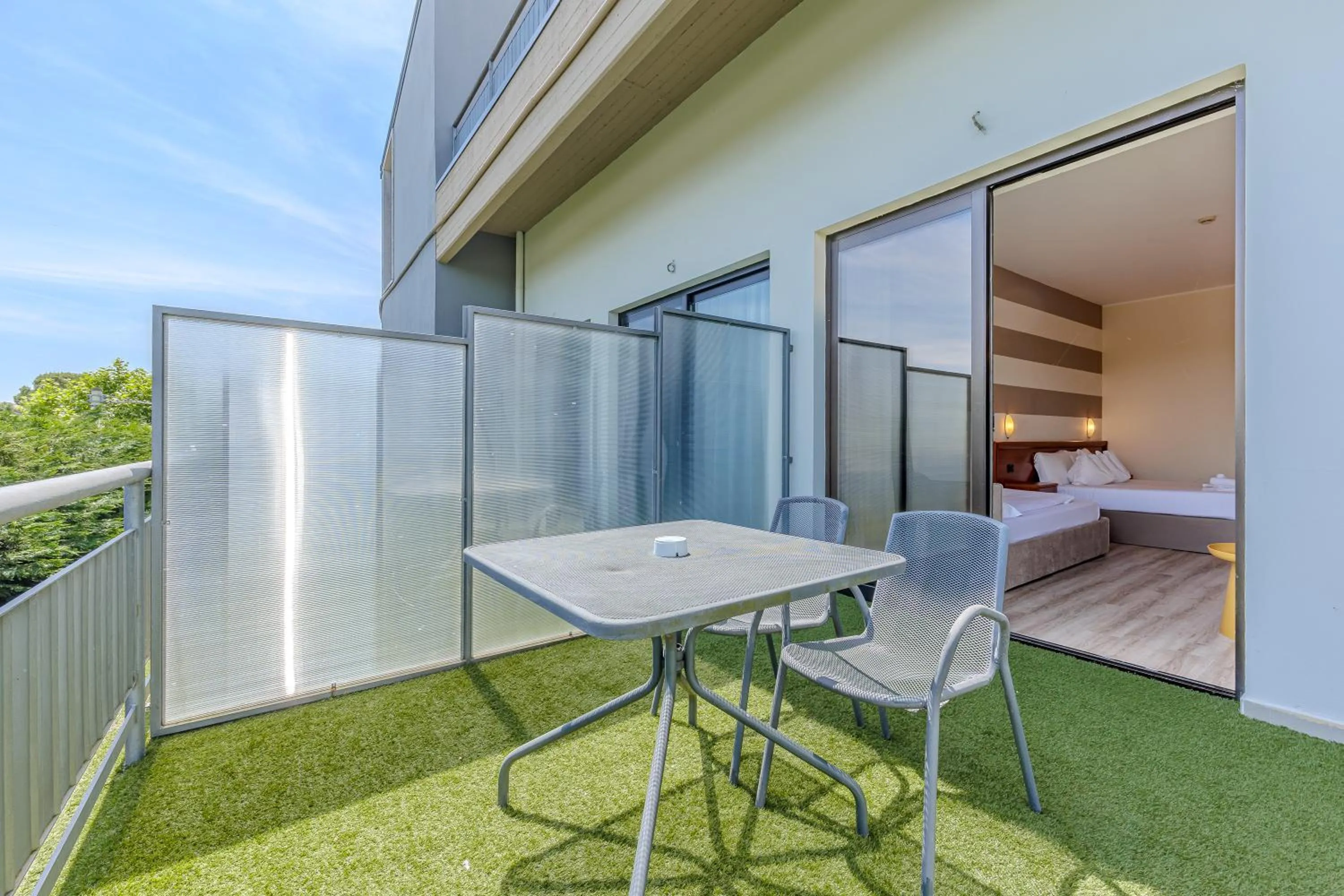 Inner courtyard view in Hotel Ristorante Al Fiore