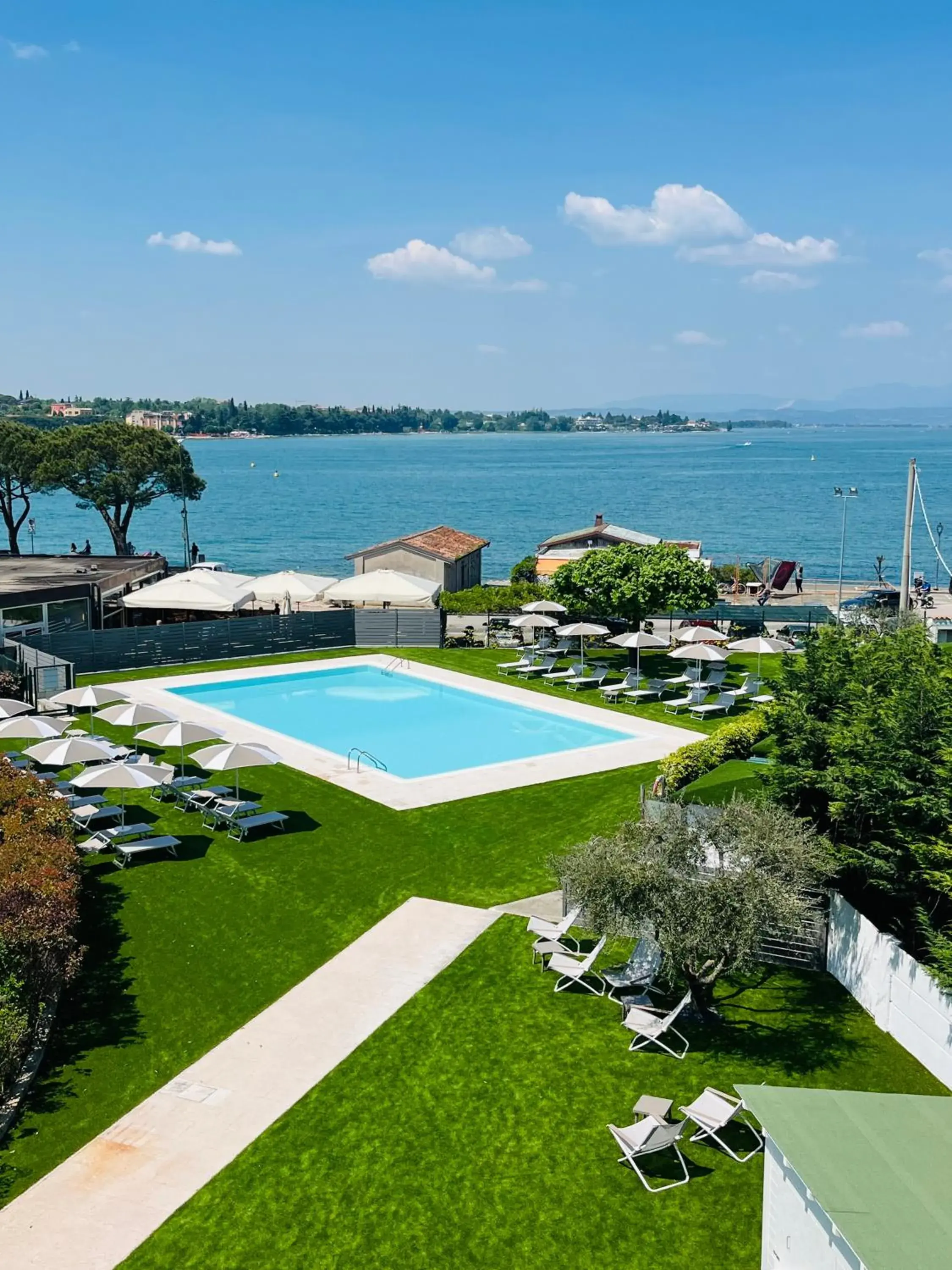 Pool view in Hotel Ristorante Al Fiore Pool view in Hotel Ristorante Al Fiore