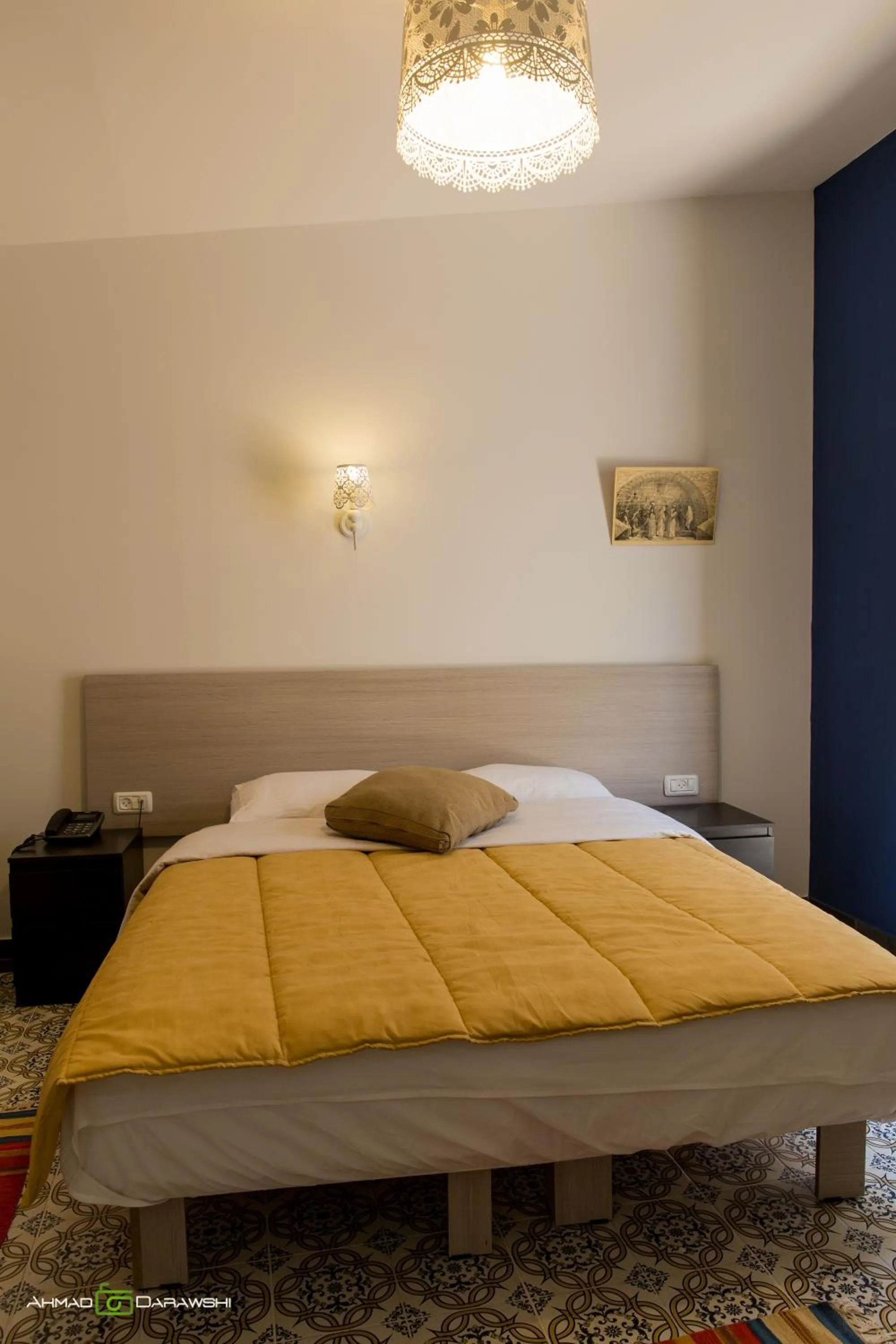 Bed in Al-Hakim Boutique Hotel Old Town Nazareth