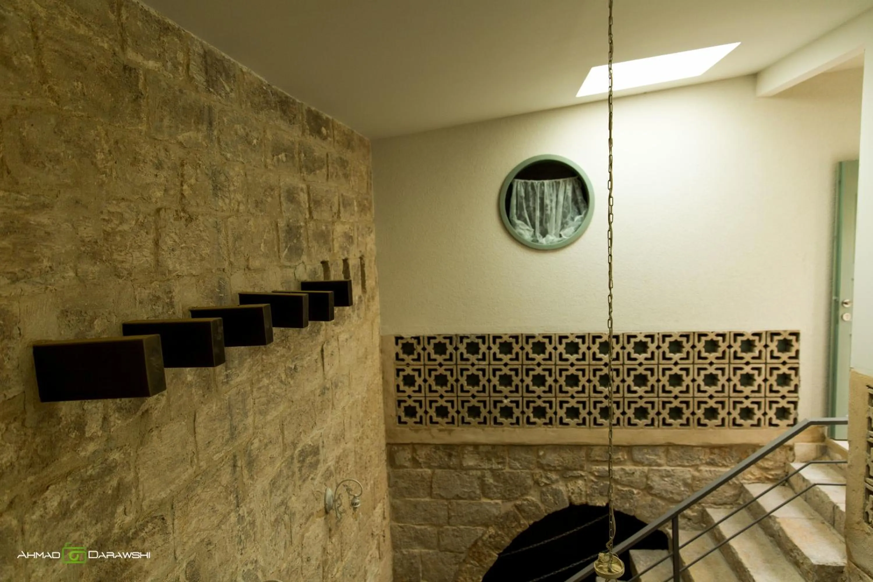 Decorative detail in Al-Hakim Boutique Hotel Old Town Nazareth