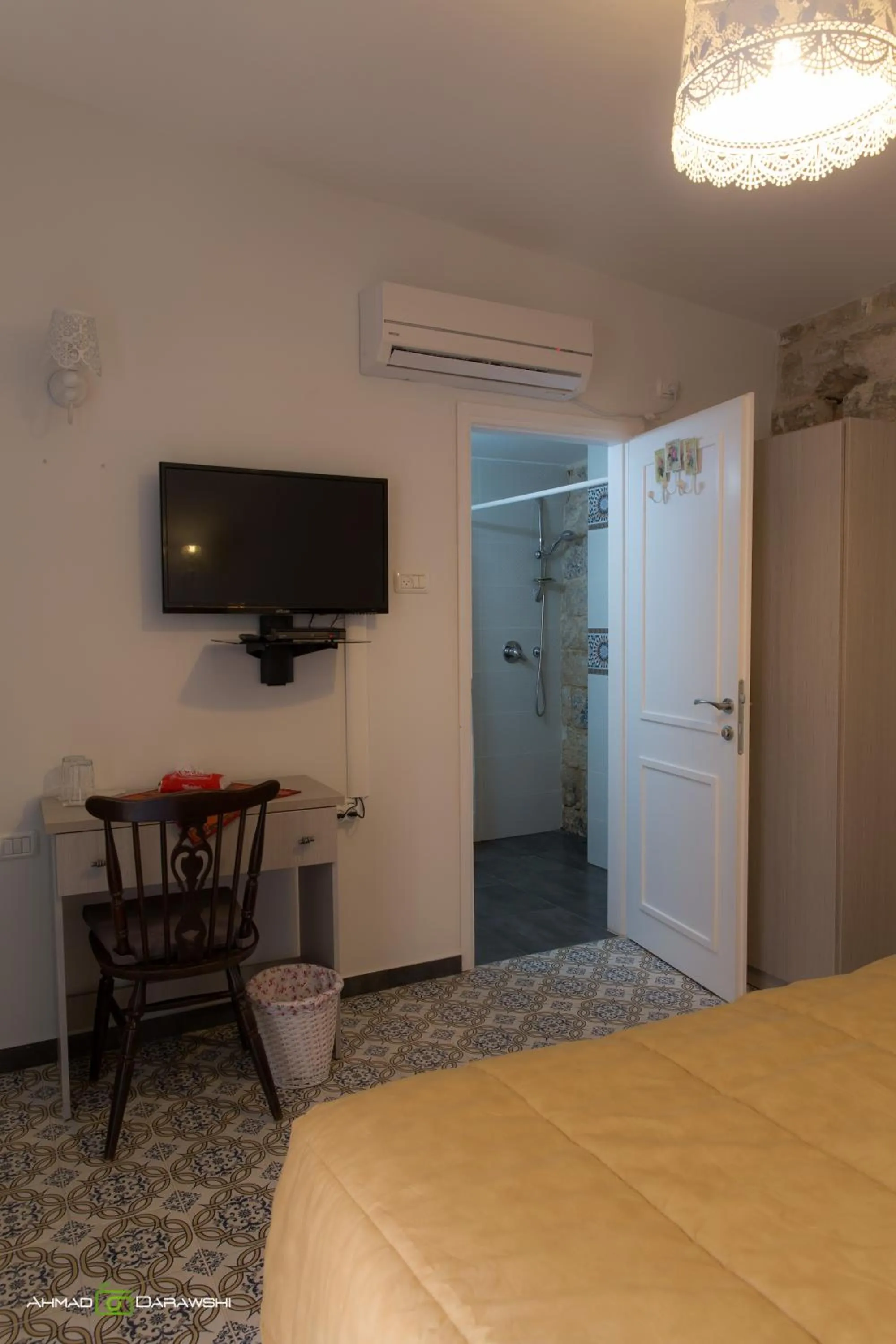 Bed in Al-Hakim Boutique Hotel Old Town Nazareth