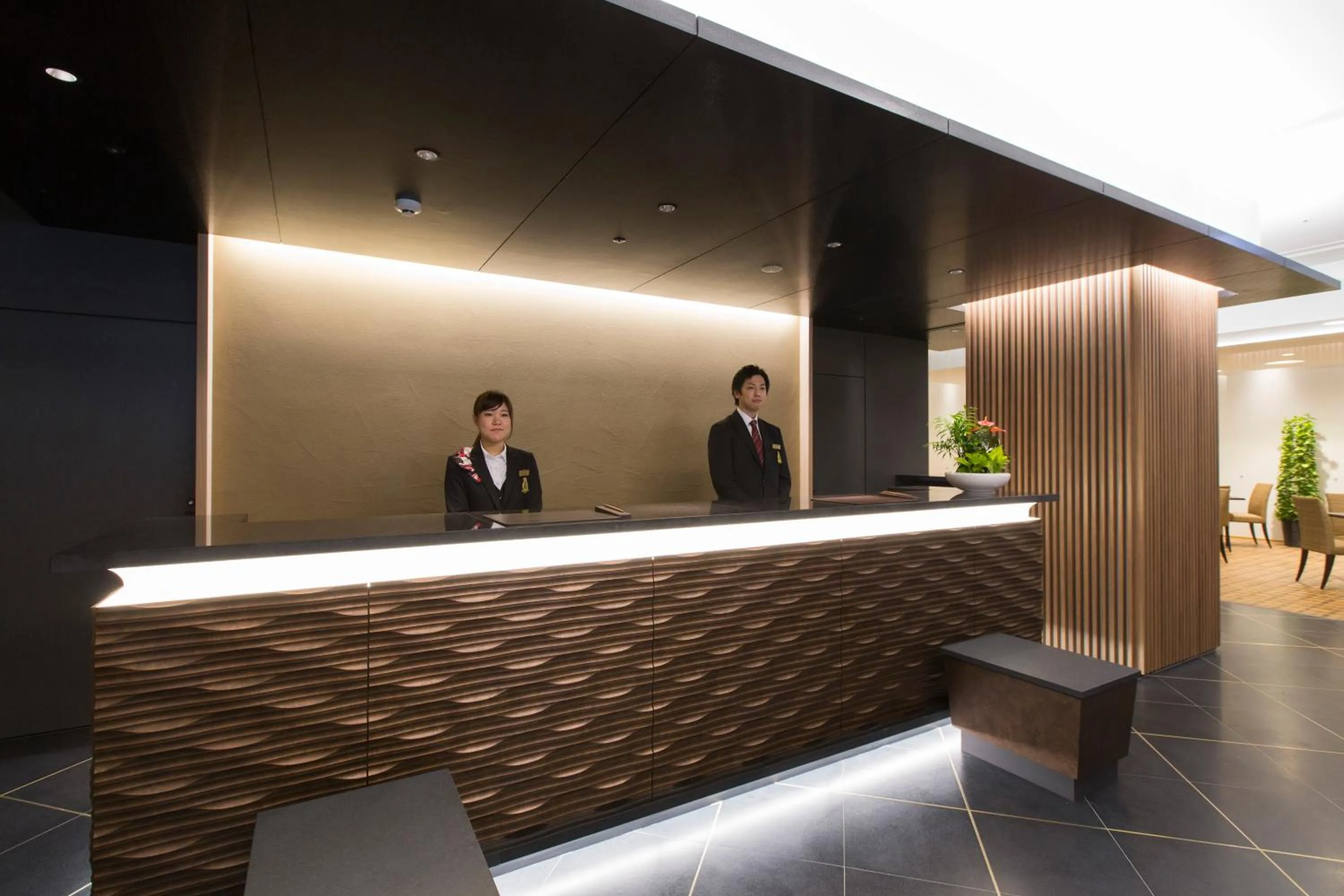 Lobby or reception in Urban Hotel Kyoto Nijo Premium