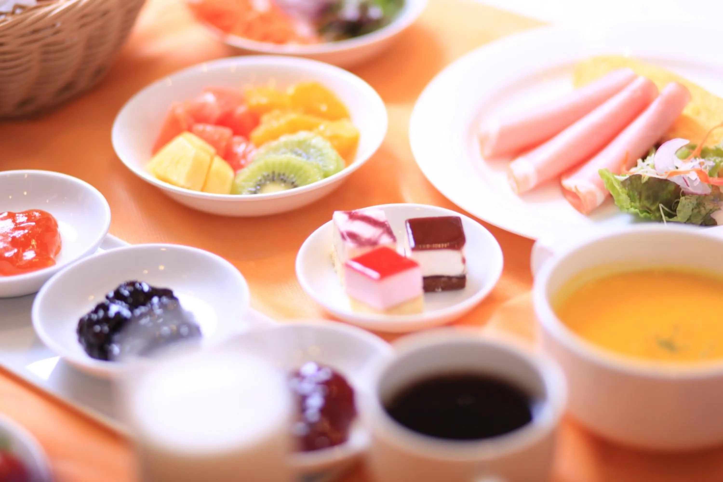 Buffet breakfast in Urban Hotel Kyoto Nijo Premium