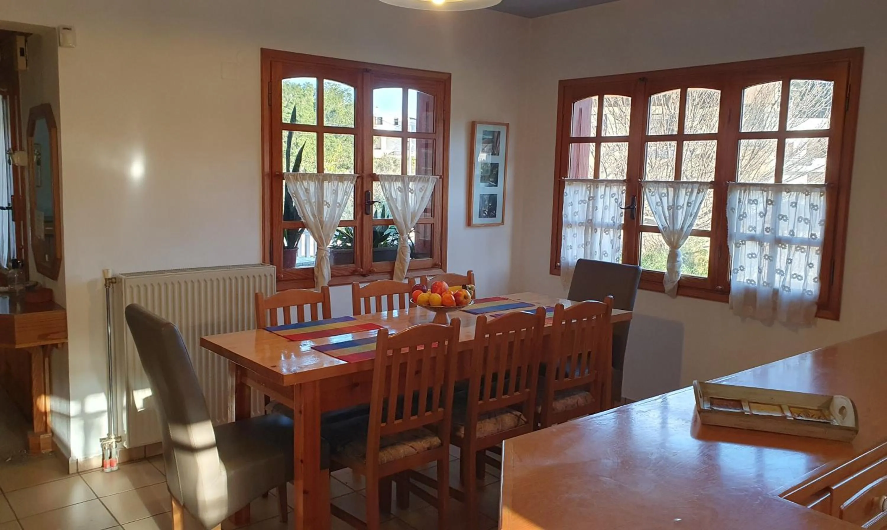 Dining area in Villa Leonidas just enjoy your holidays
