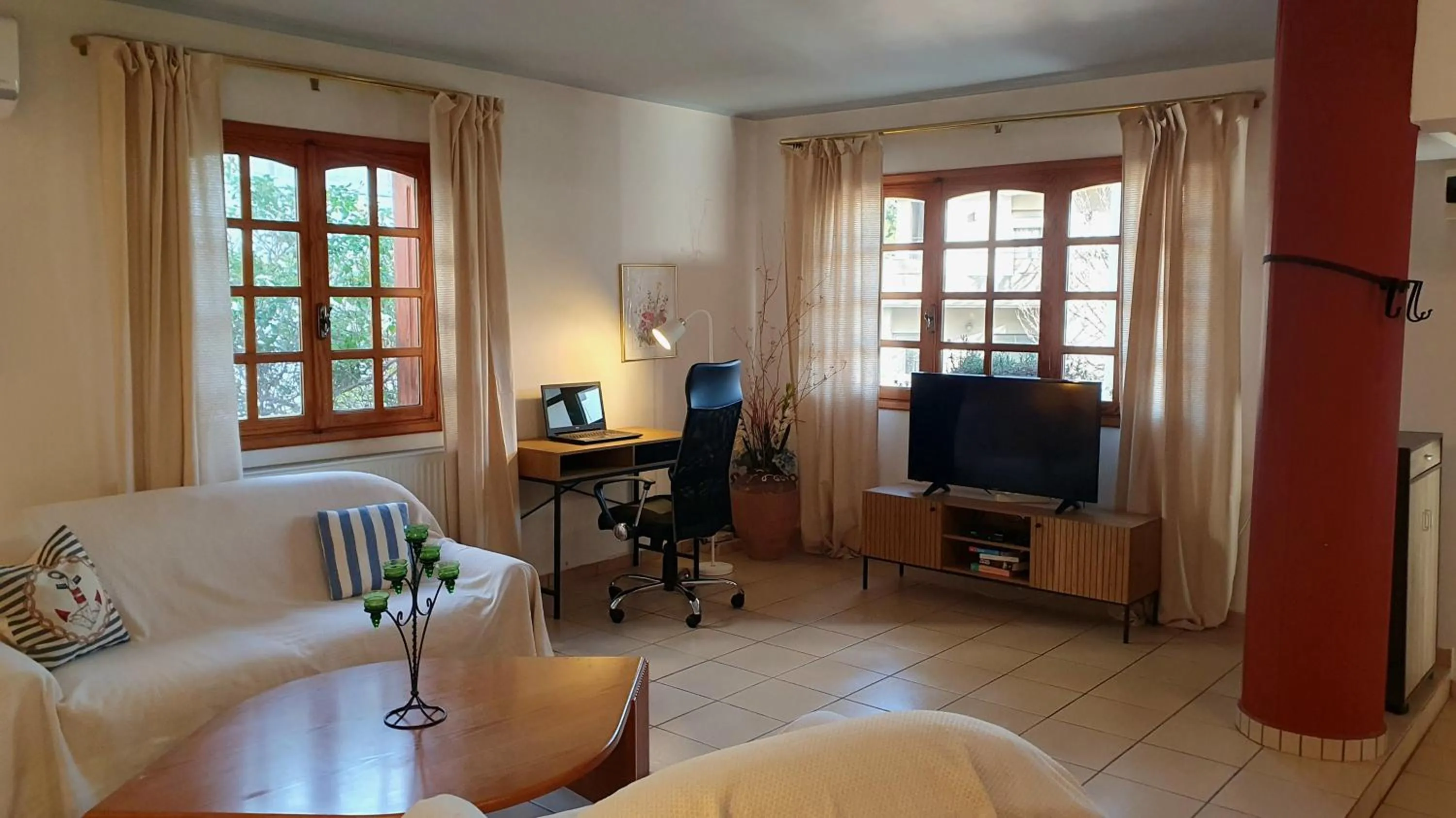 Living room in Villa Leonidas just enjoy your holidays
