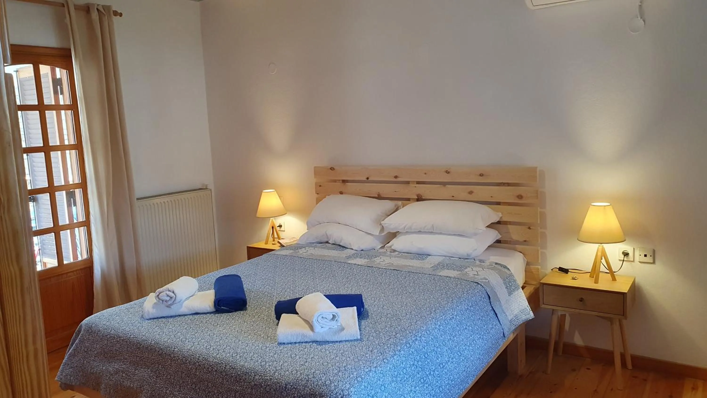 Bedroom, Bed in Villa Leonidas just enjoy your holidays