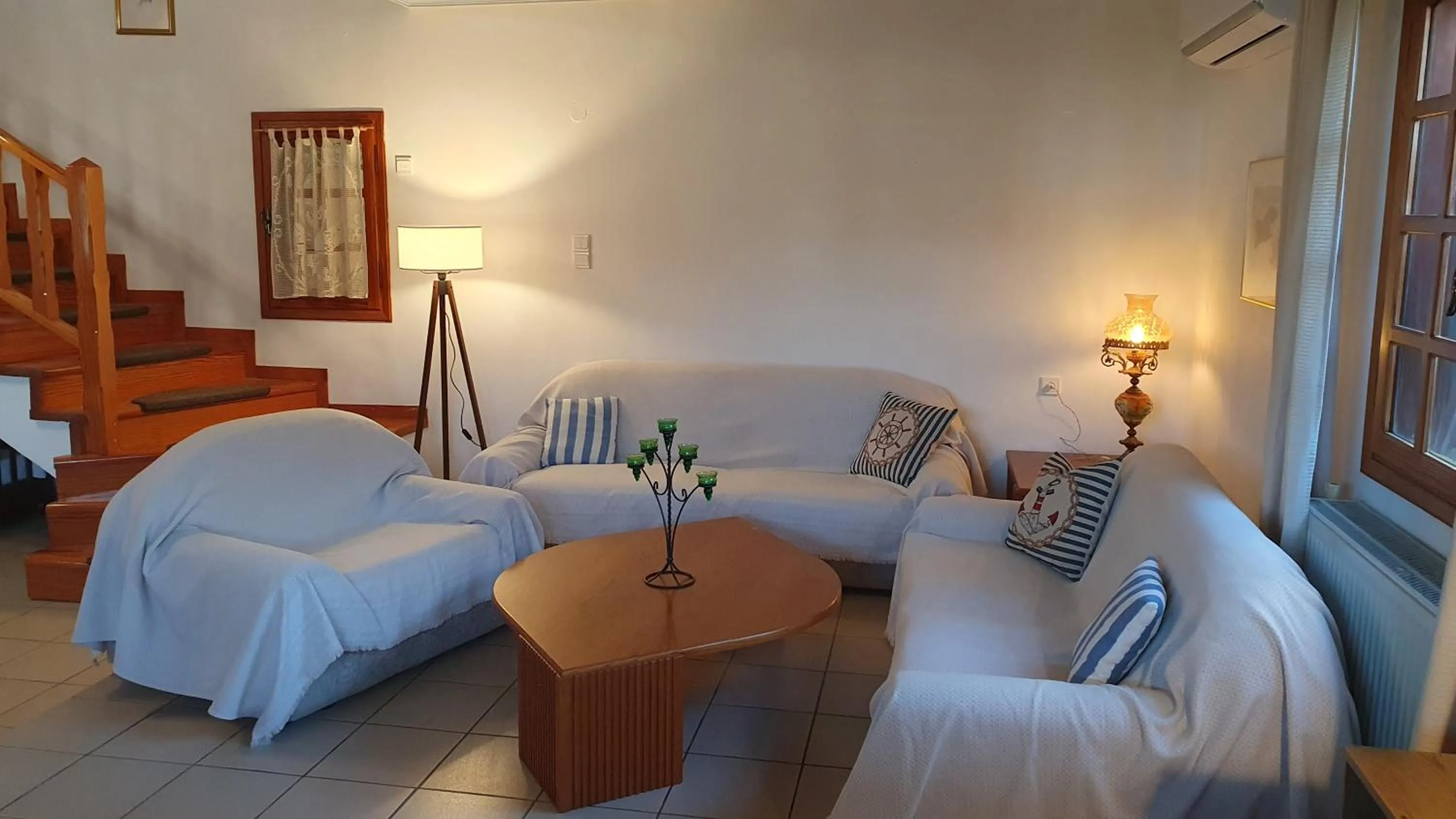 Living room in Villa Leonidas just enjoy your holidays