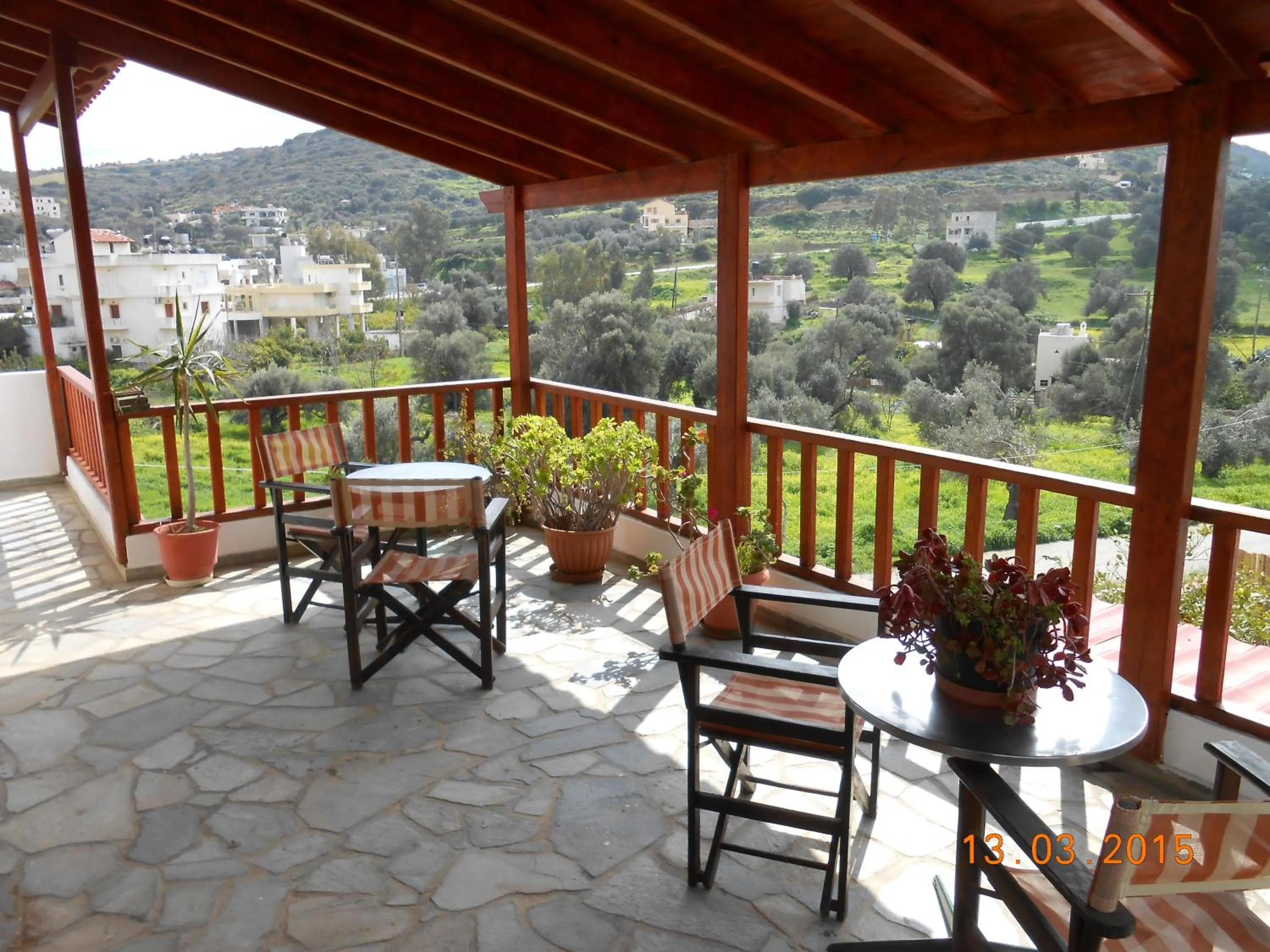 Garden view in Villa Leonidas just enjoy your holidays