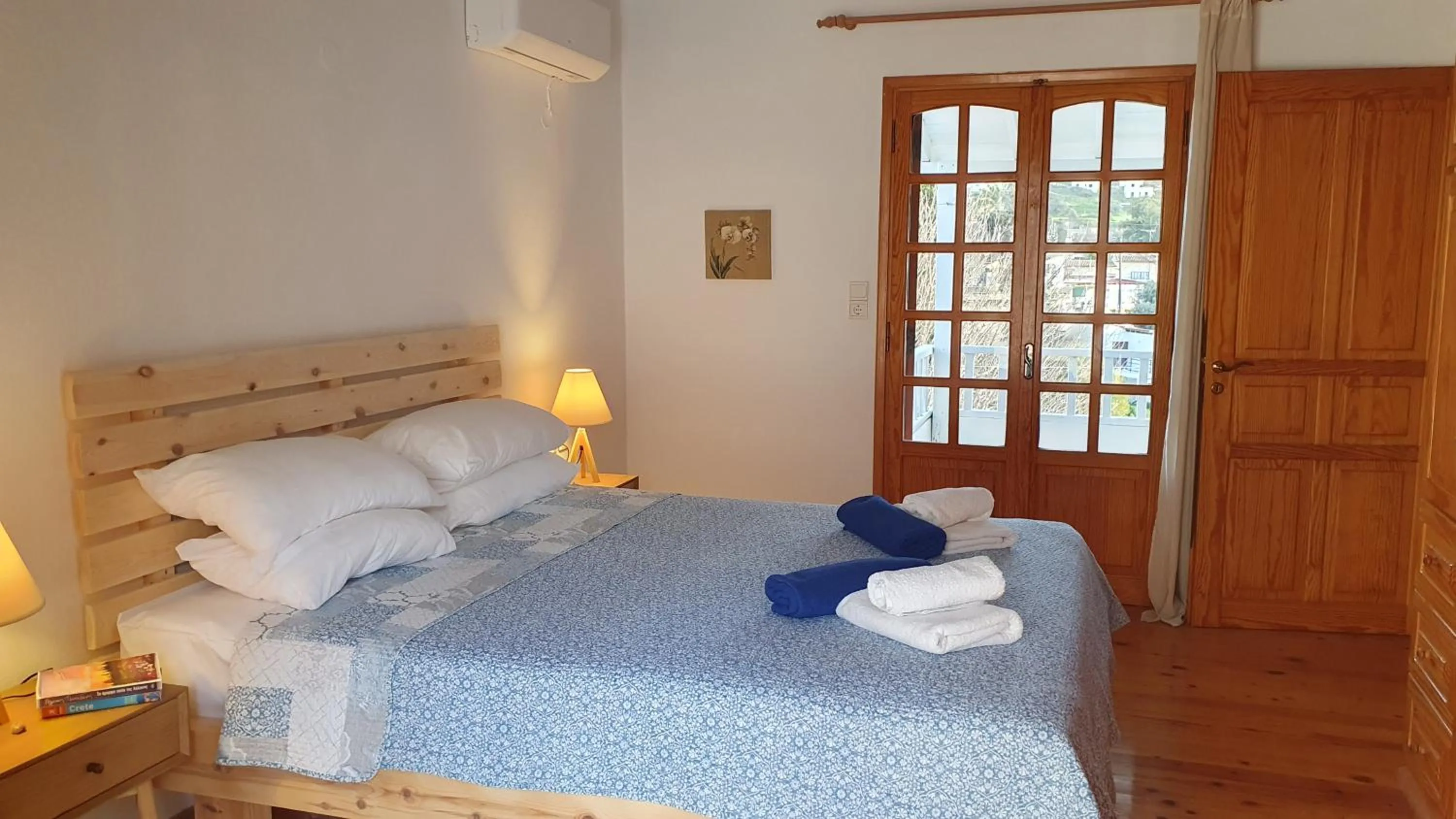 Bedroom, Bed in Villa Leonidas just enjoy your holidays