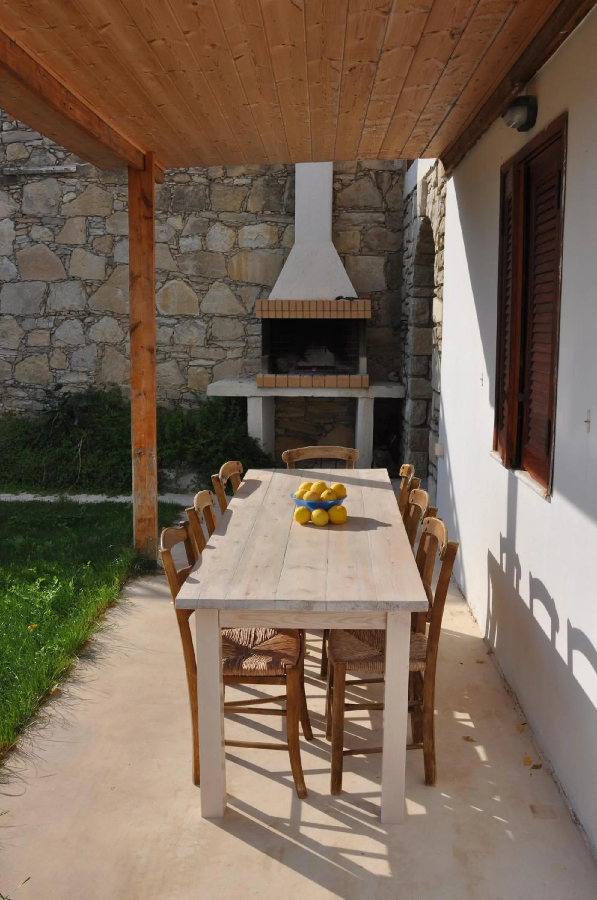 BBQ facilities in Villa Leonidas just enjoy your holidays