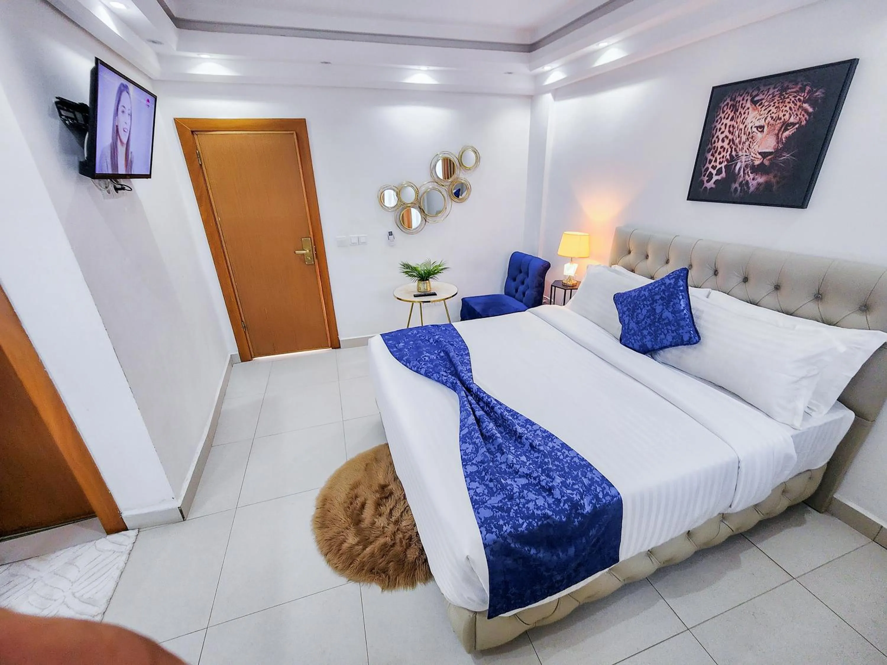 Bed in Hôtel Résidence Saint James Maguerita