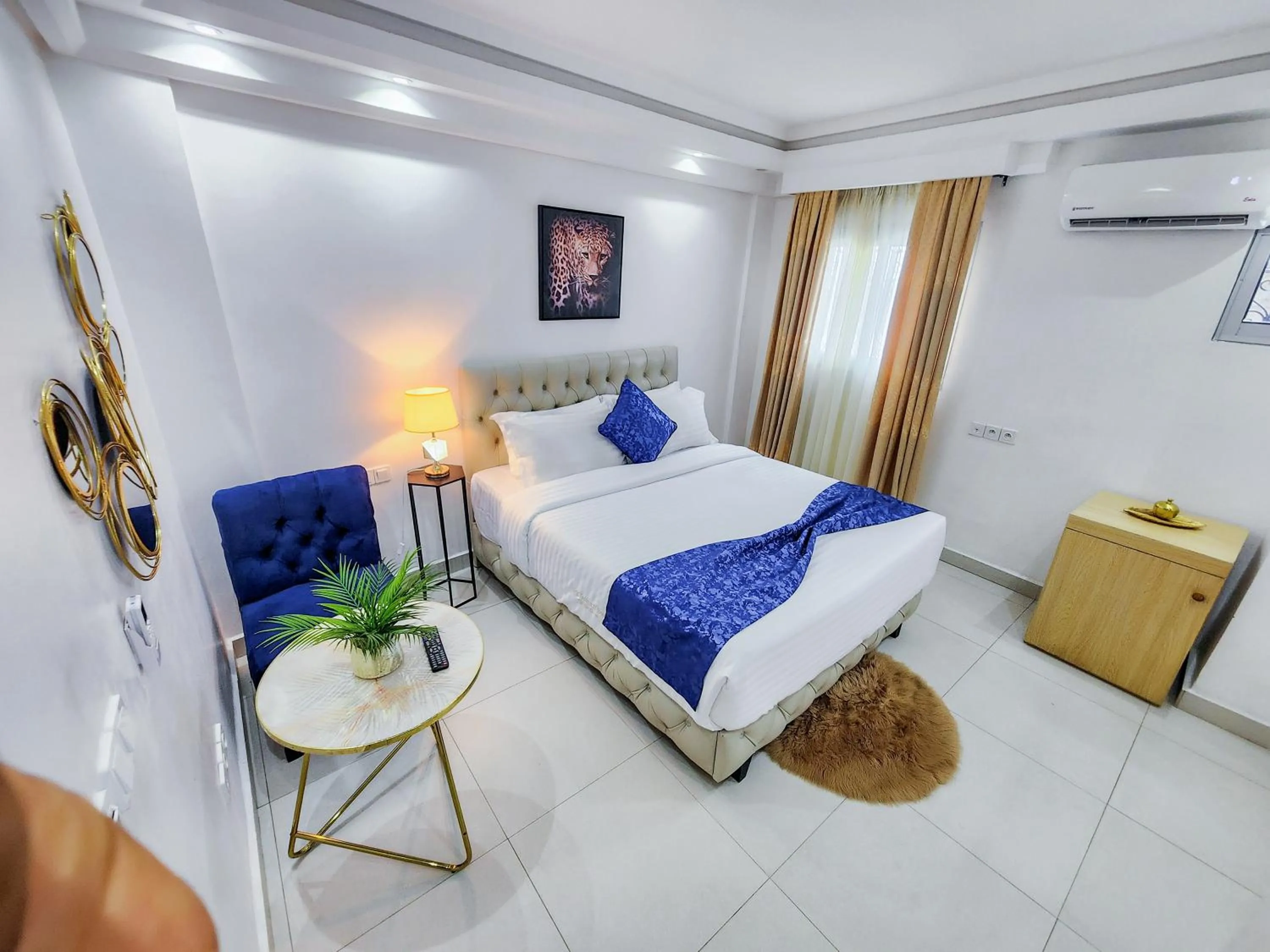 Bed in Hôtel Résidence Saint James Maguerita