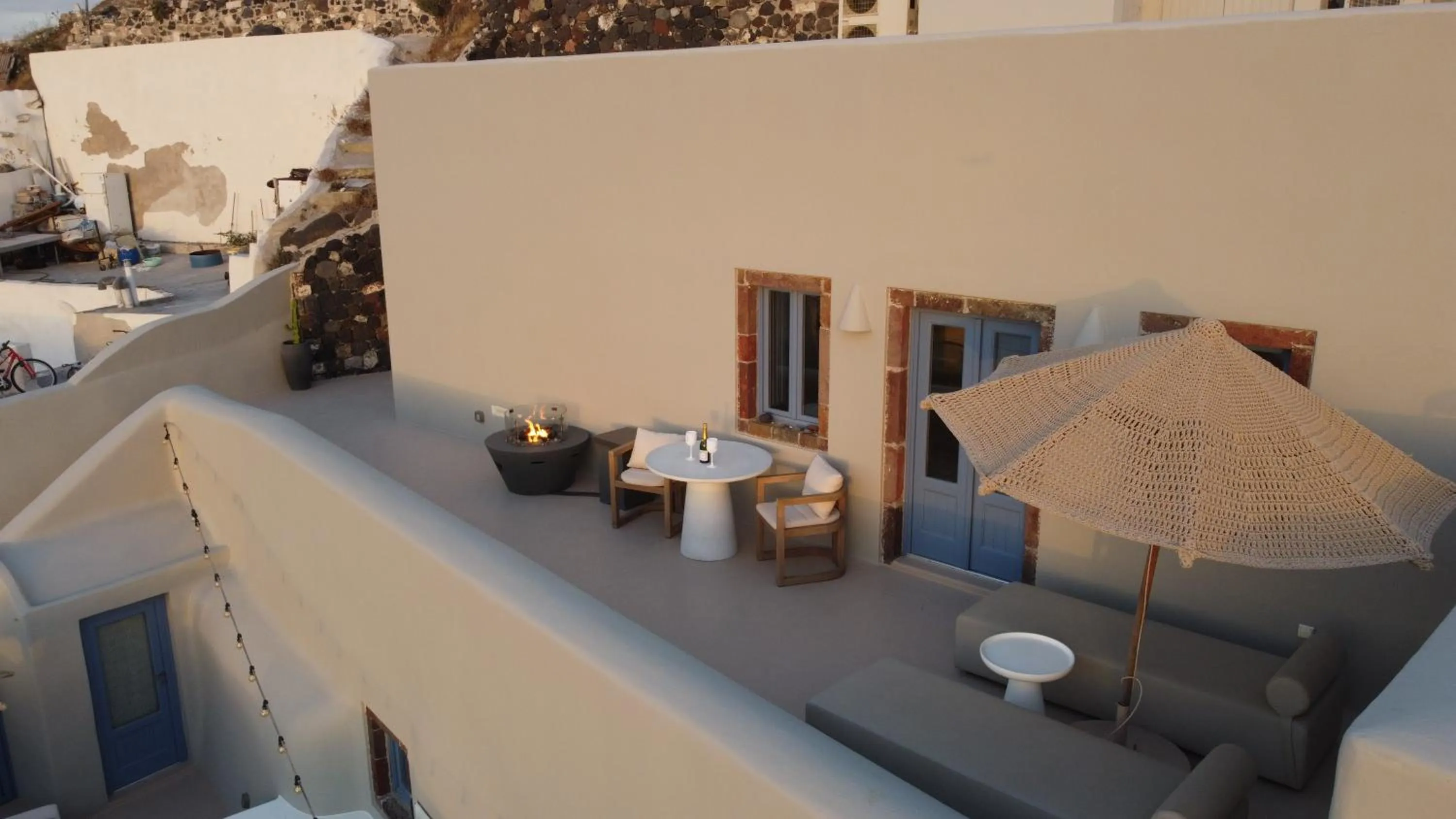 Balcony/Terrace in Luna Santorini Suites