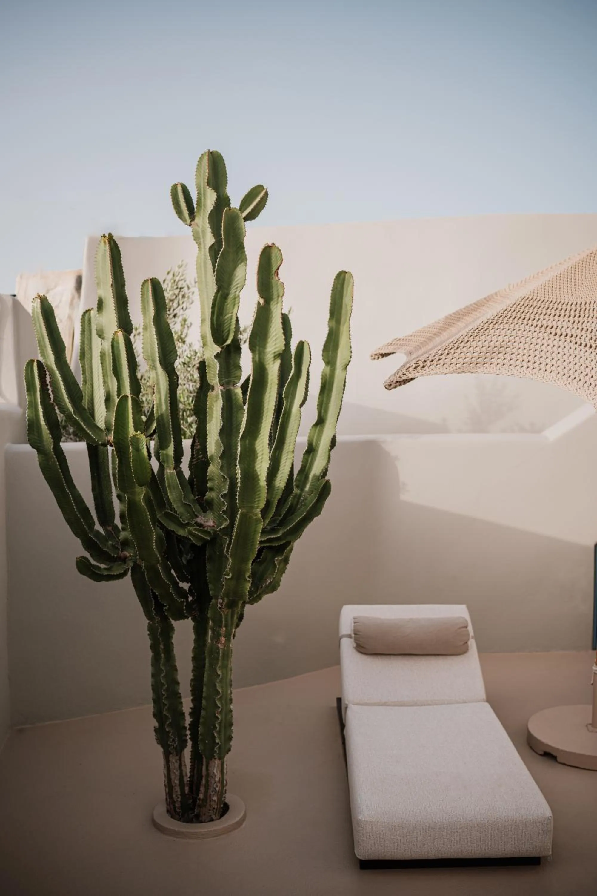 Patio in Luna Santorini Suites