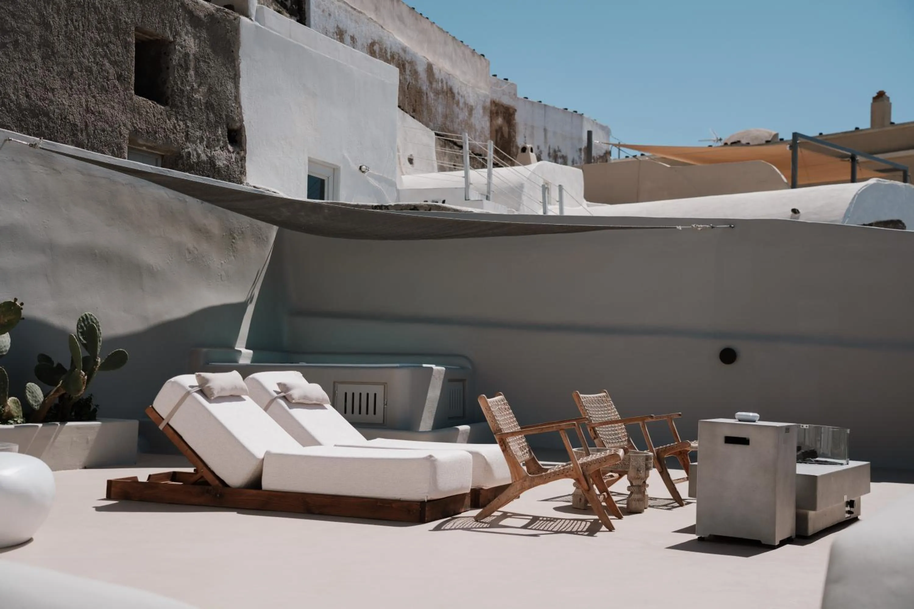 Balcony/Terrace in Luna Santorini Suites