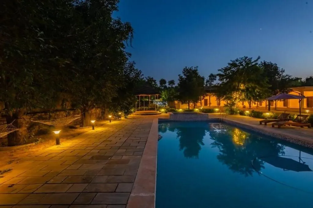 Swimming pool in Prakriti The Nature Resort Pushkar