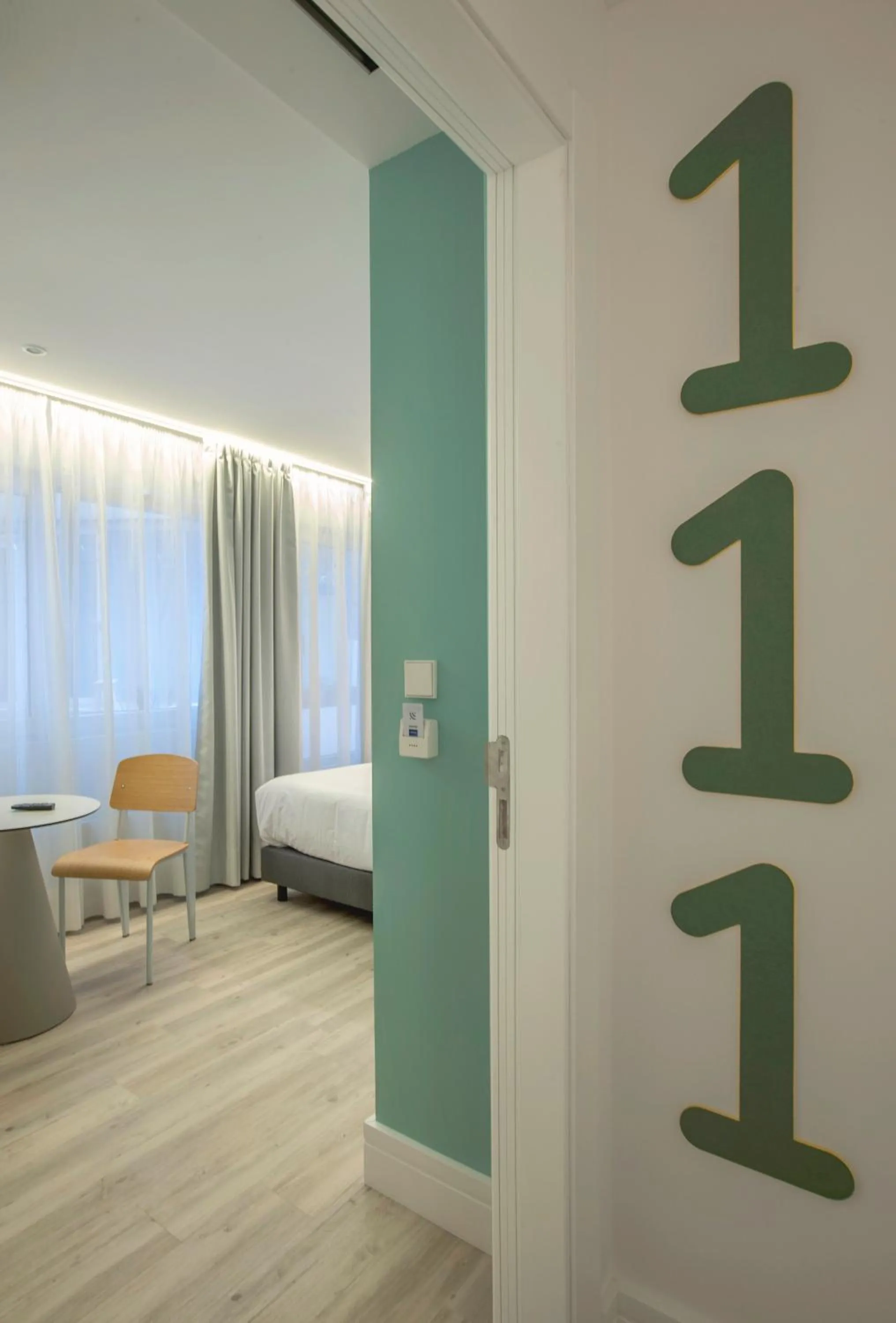 Decorative detail, Bed in Hotel Mar del Plata