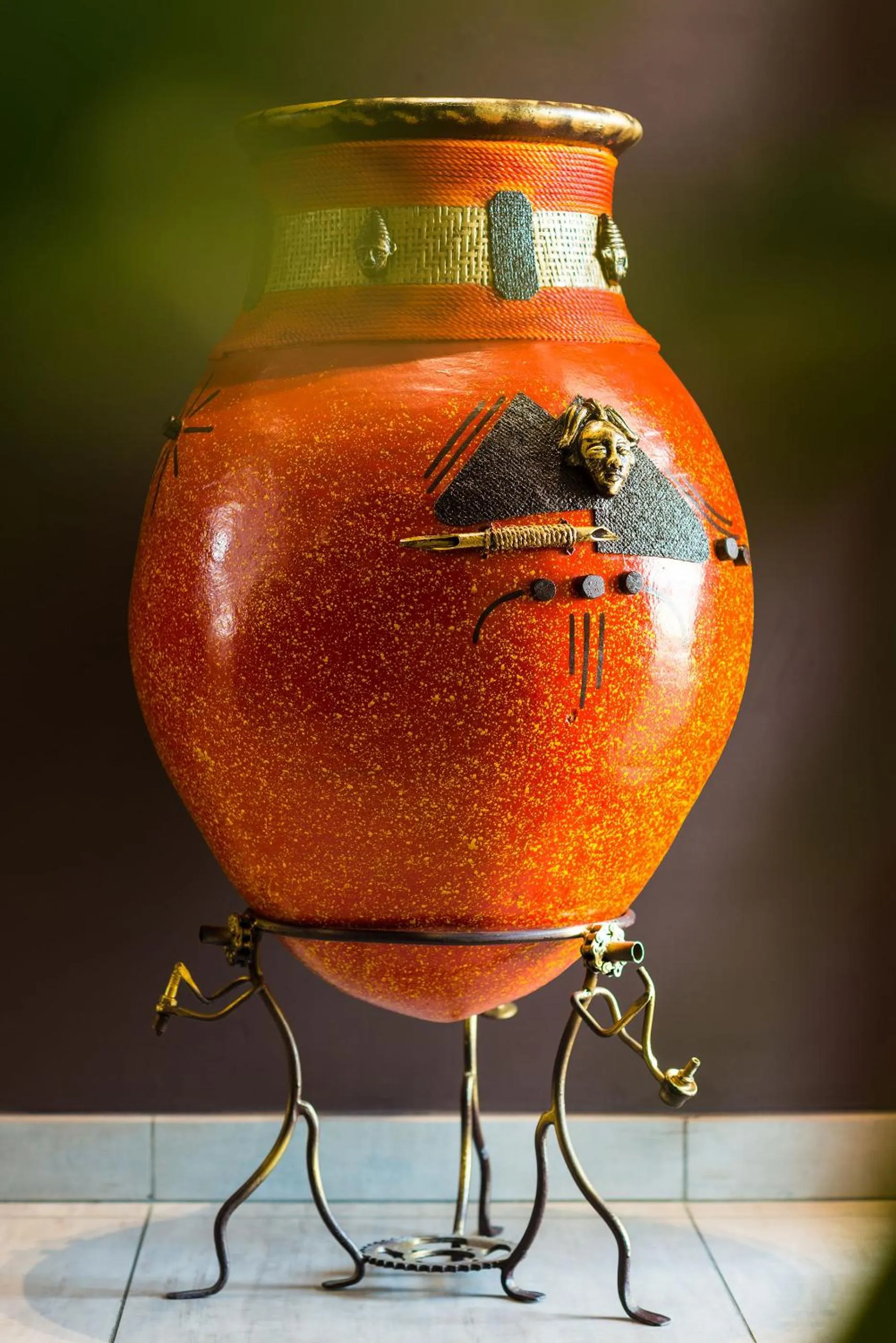 Decorative detail in ONOMO Hotel Lomé