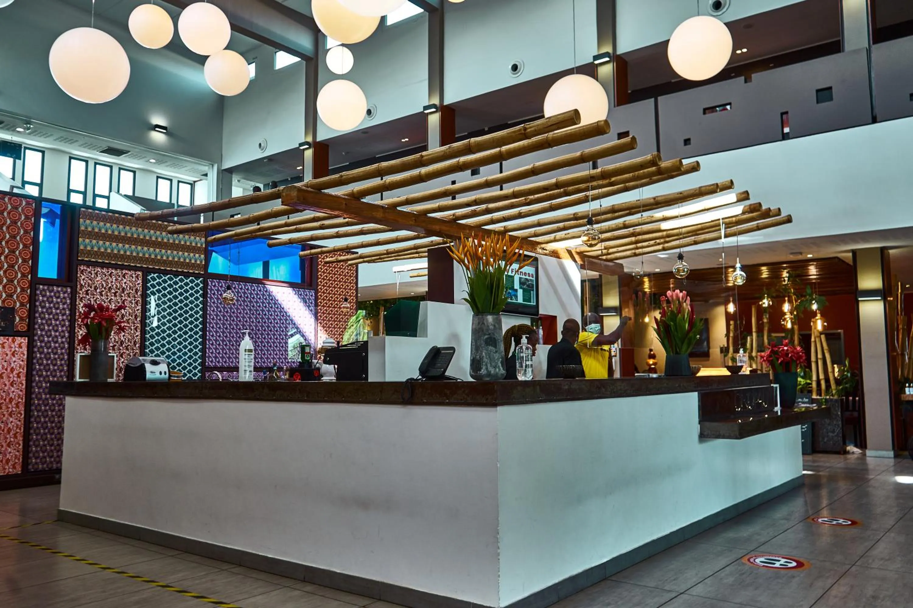 Lobby or reception in ONOMO Hotel Lomé