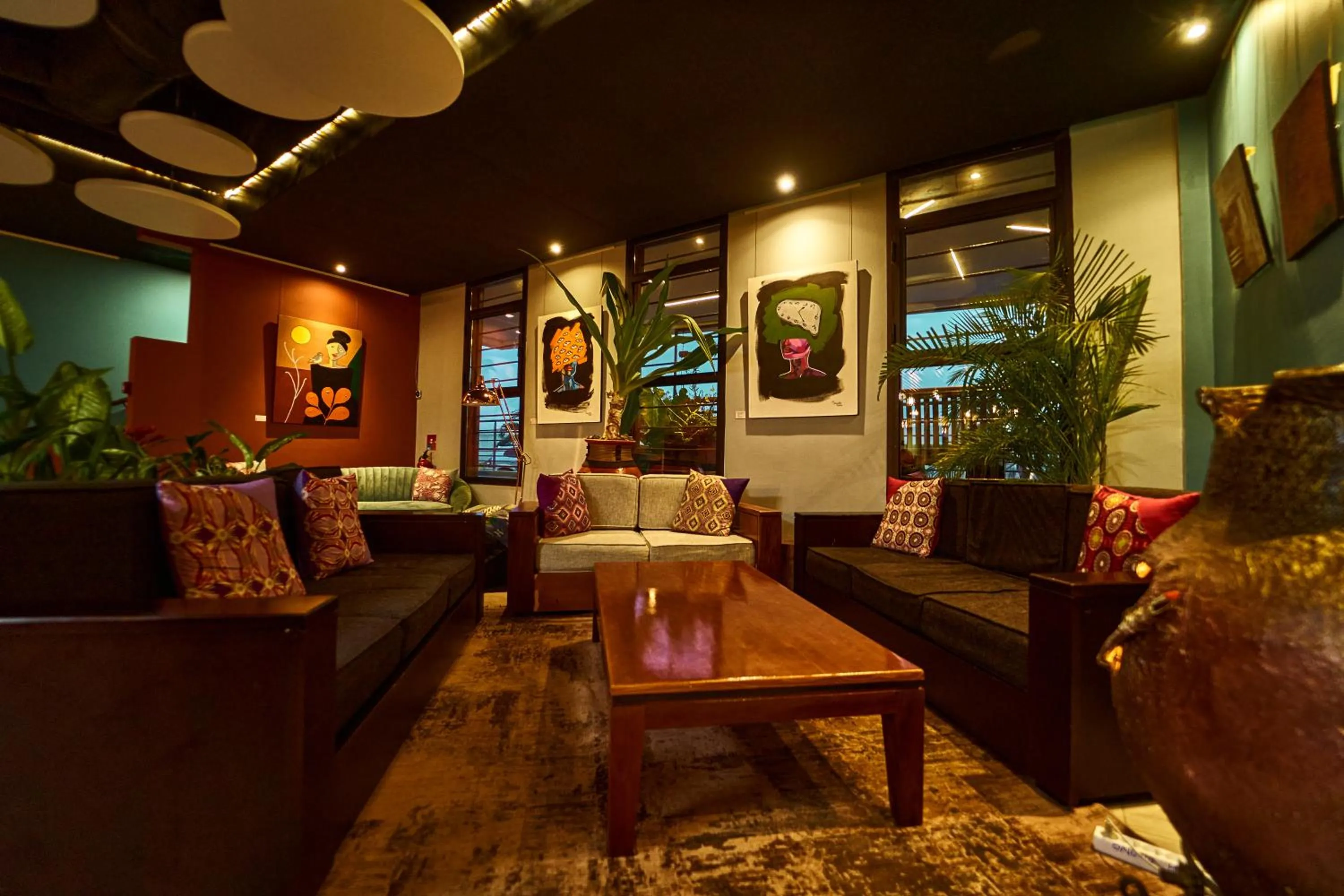 Living room in ONOMO Hotel Lomé