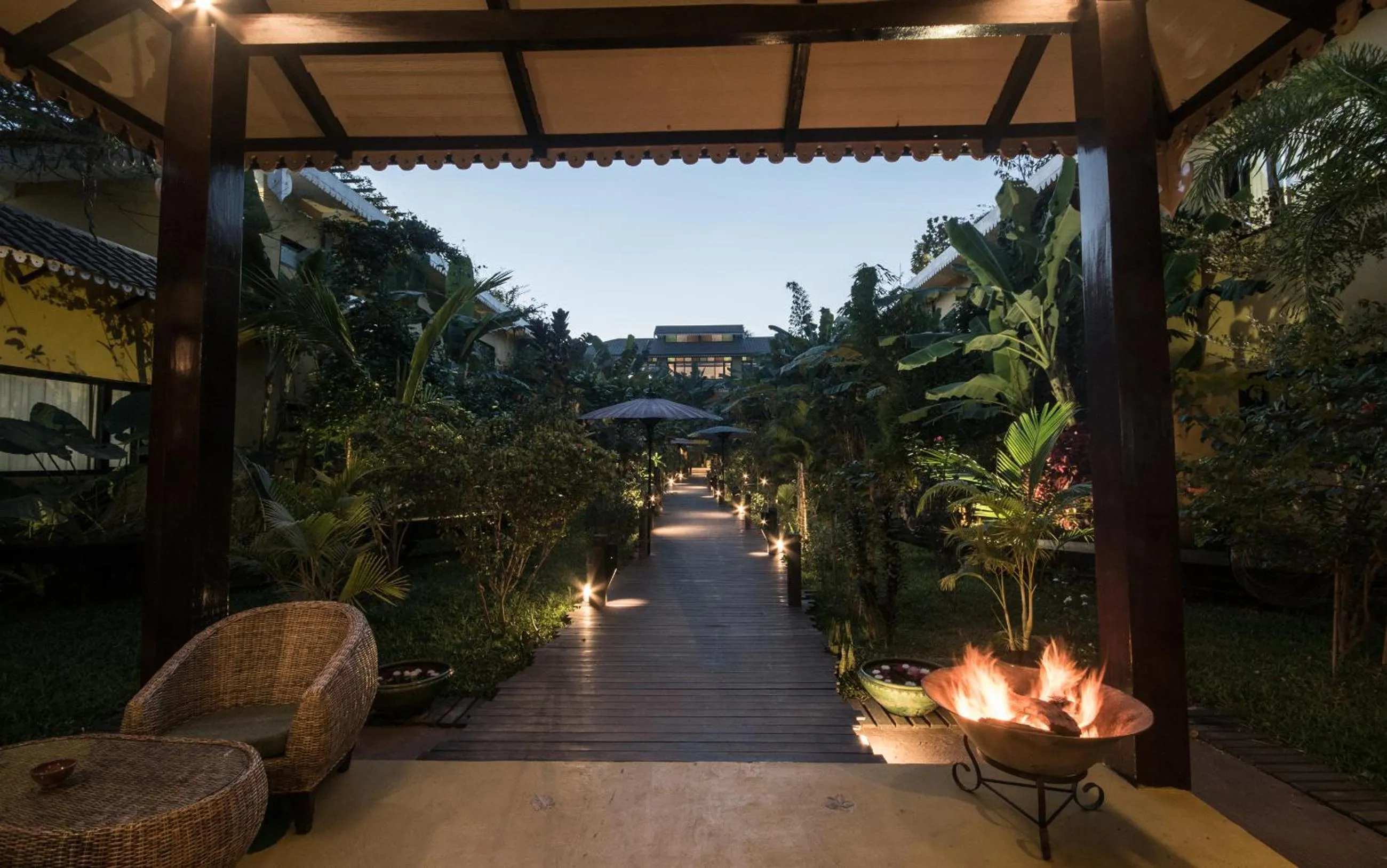Garden in Thanakha Inle Hotel
