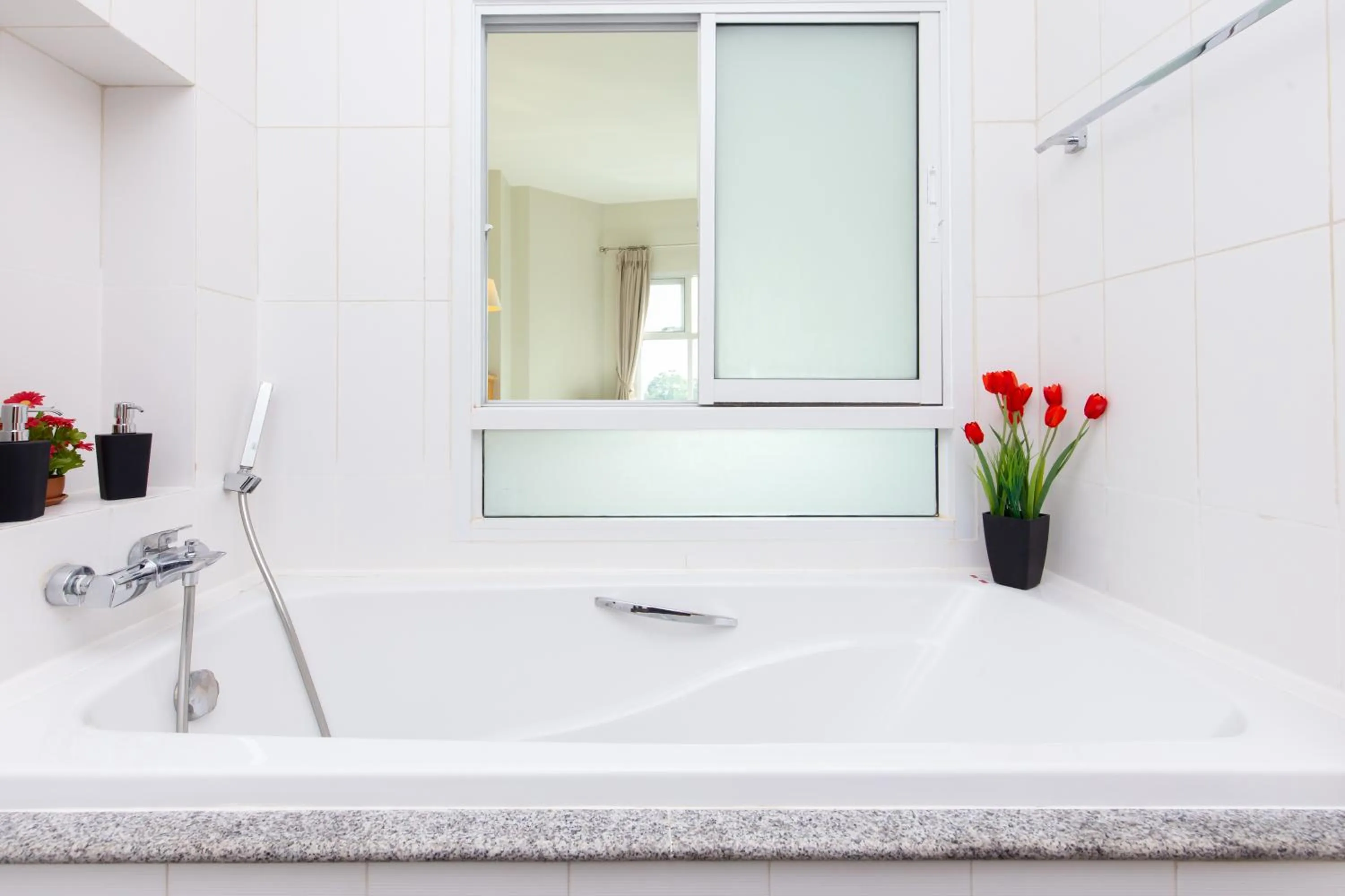 Shower in Kanchanaburi City Hotel