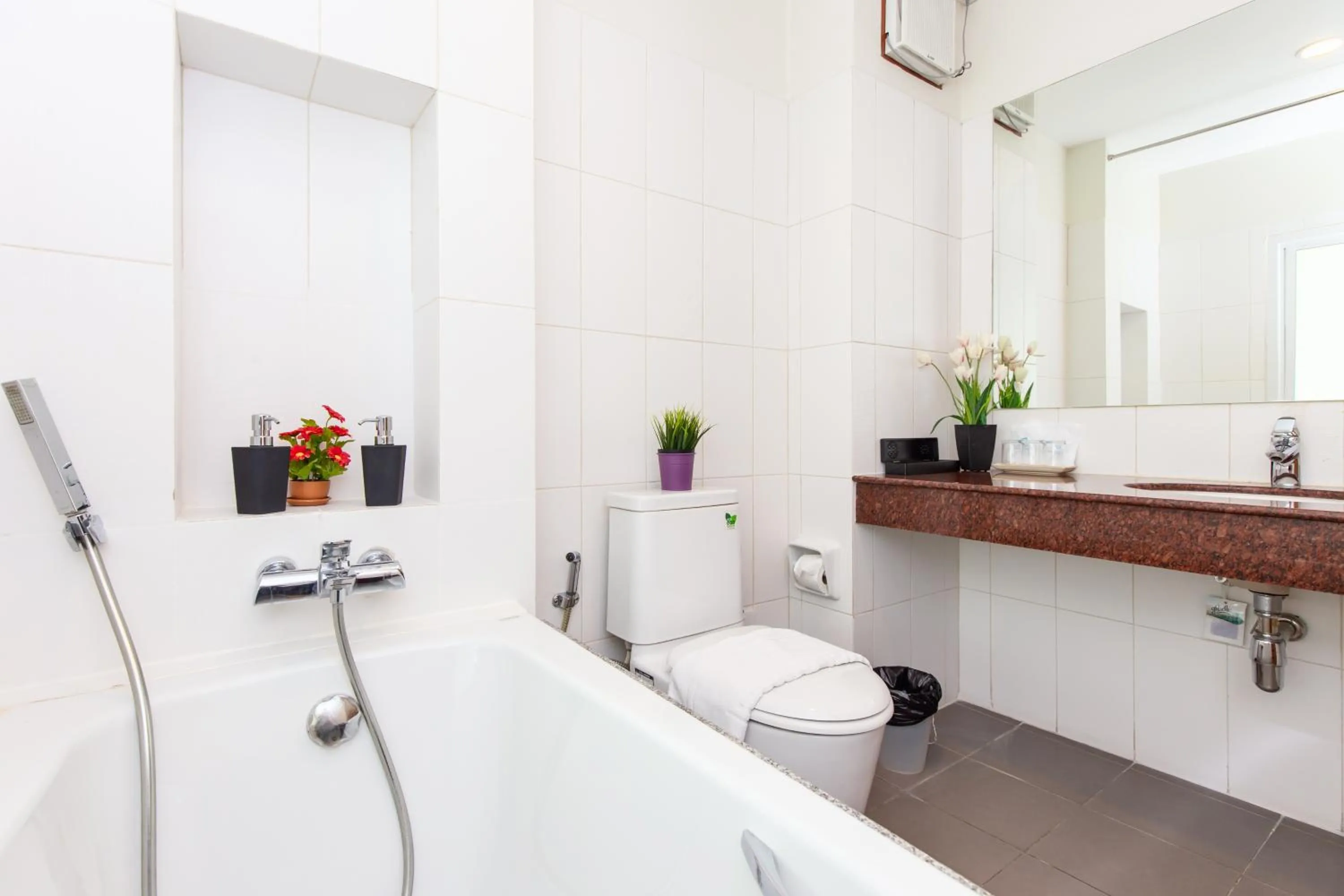 Bathroom in Kanchanaburi City Hotel