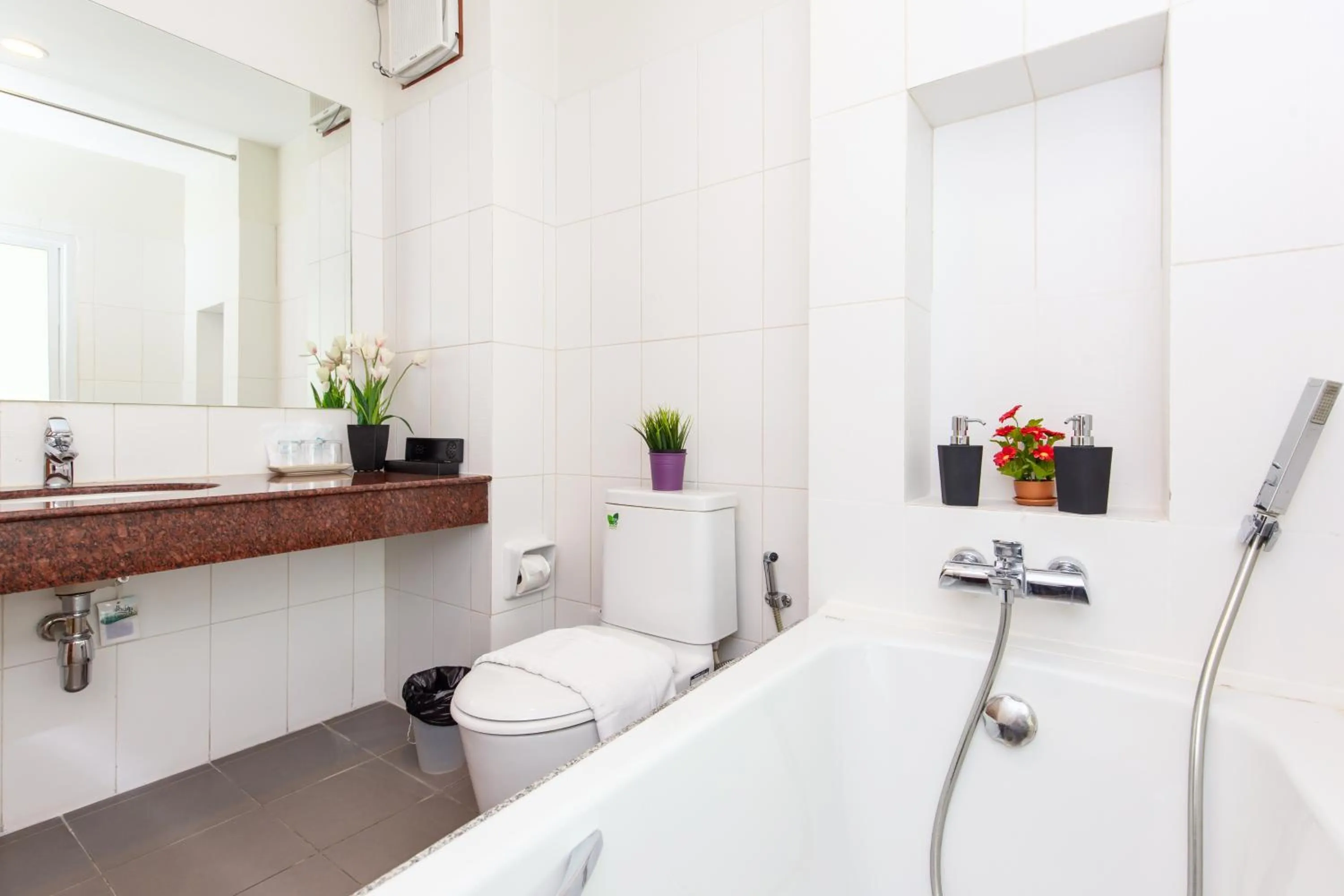 Shower in Kanchanaburi City Hotel