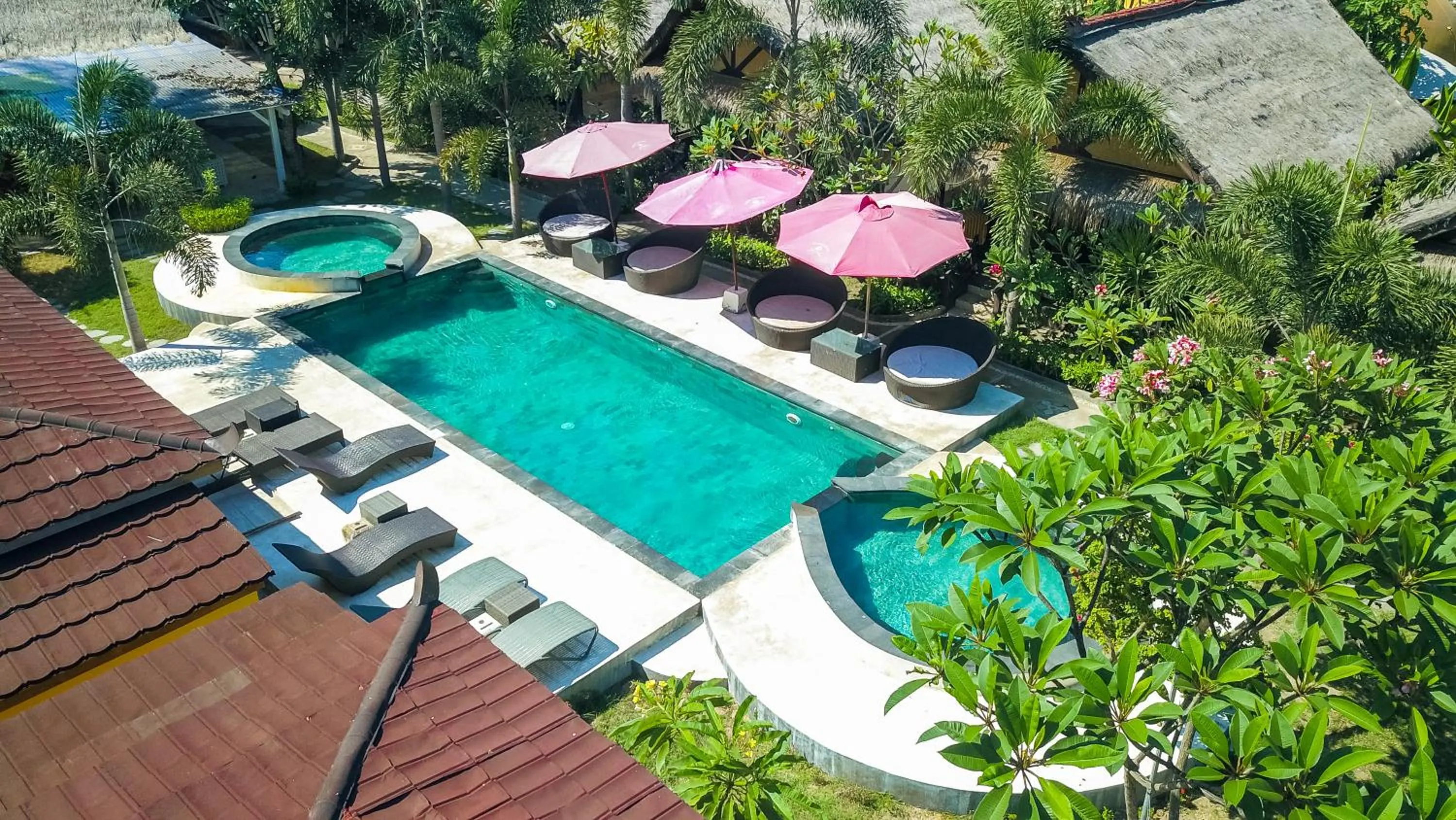 Bird's eye view in Salim Beach Resort