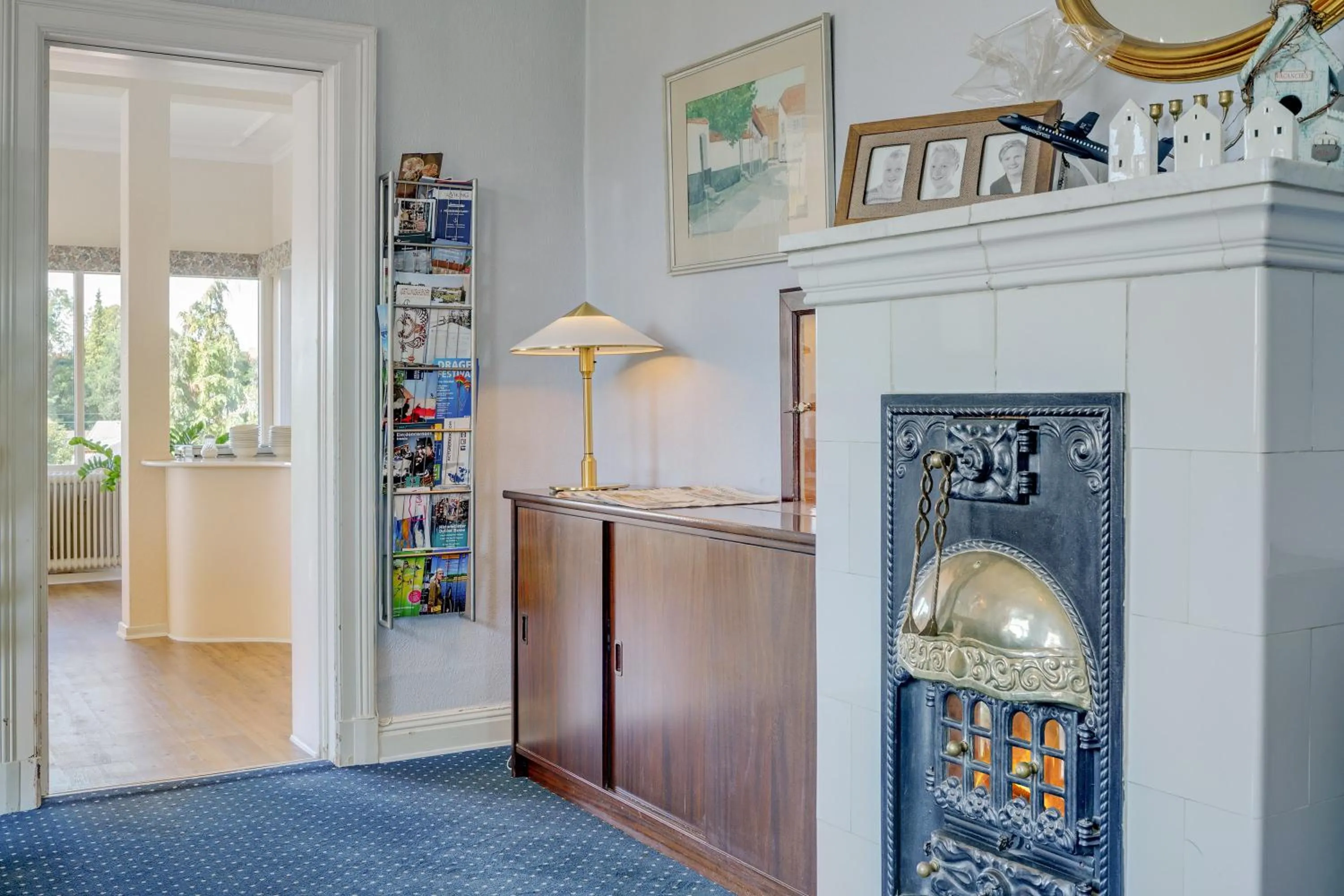 Lobby or reception in Hotel Sønderborg Garni
