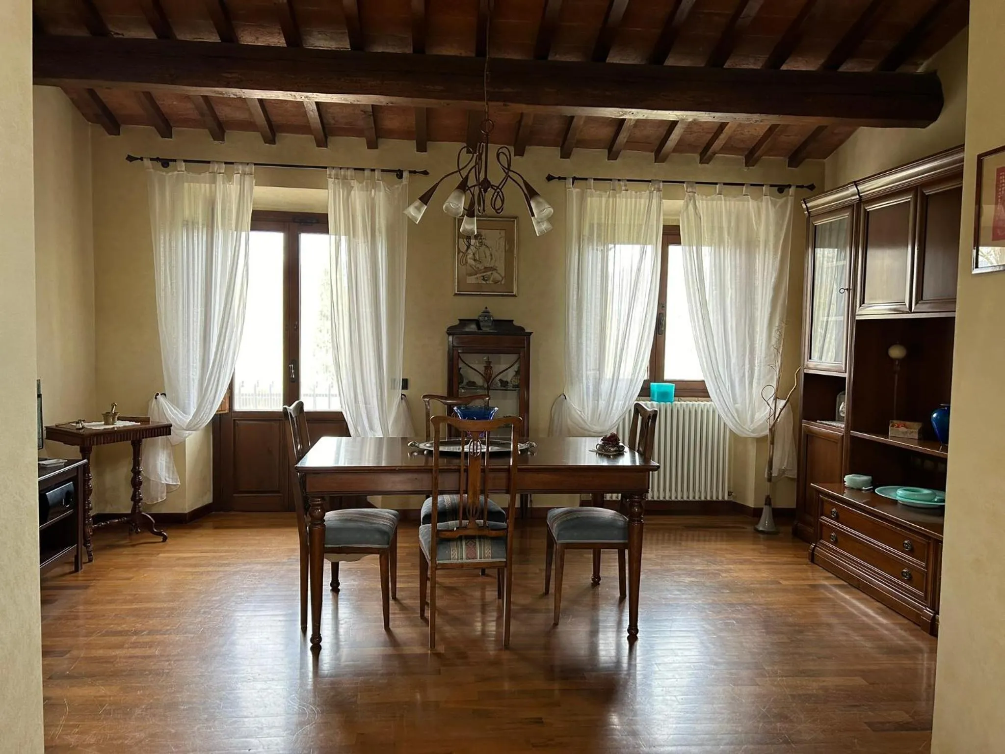 Dining area in La Corte di Ronzano