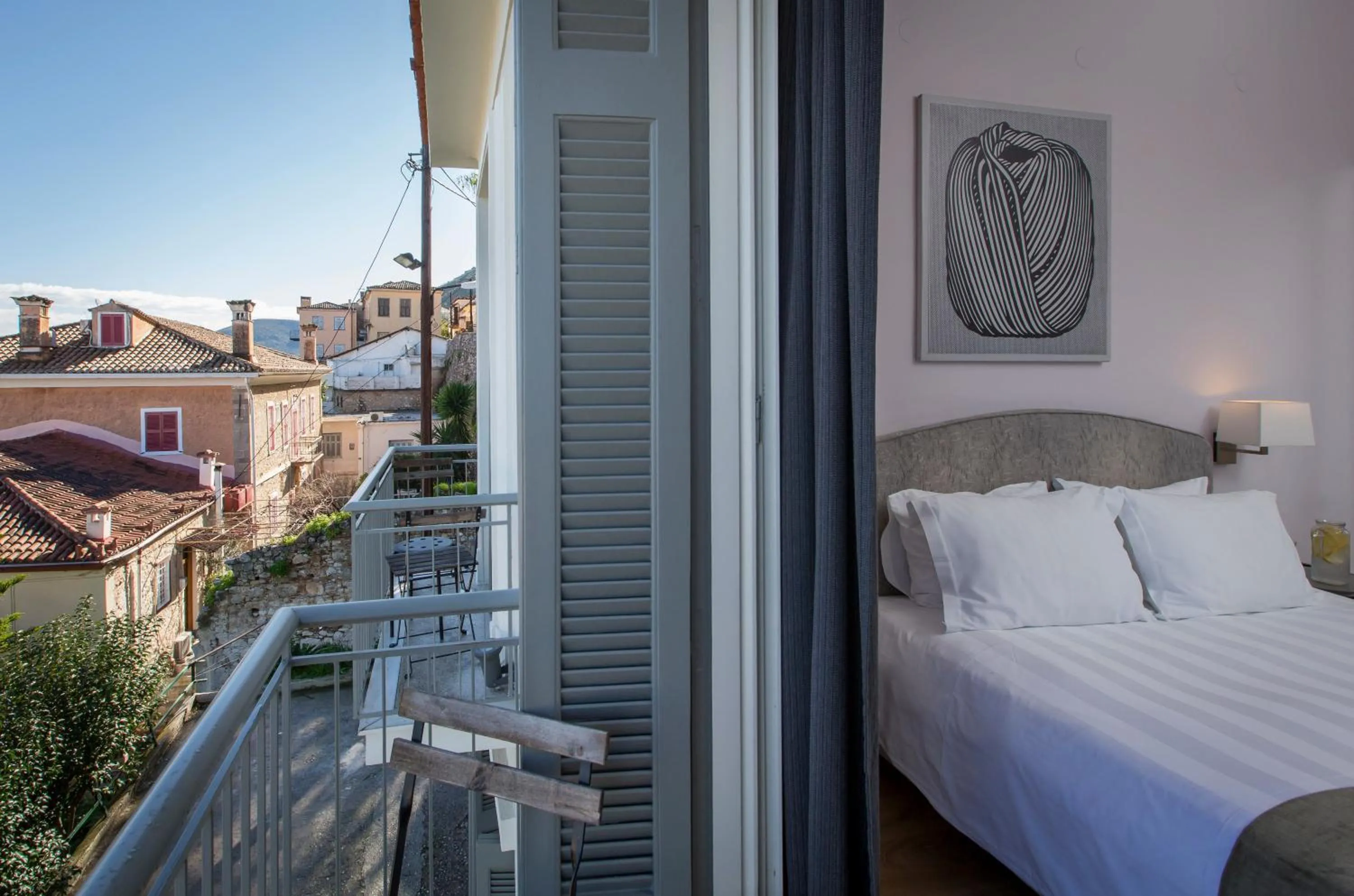 Balcony/Terrace, Bed in Leto Nuevo Hotel