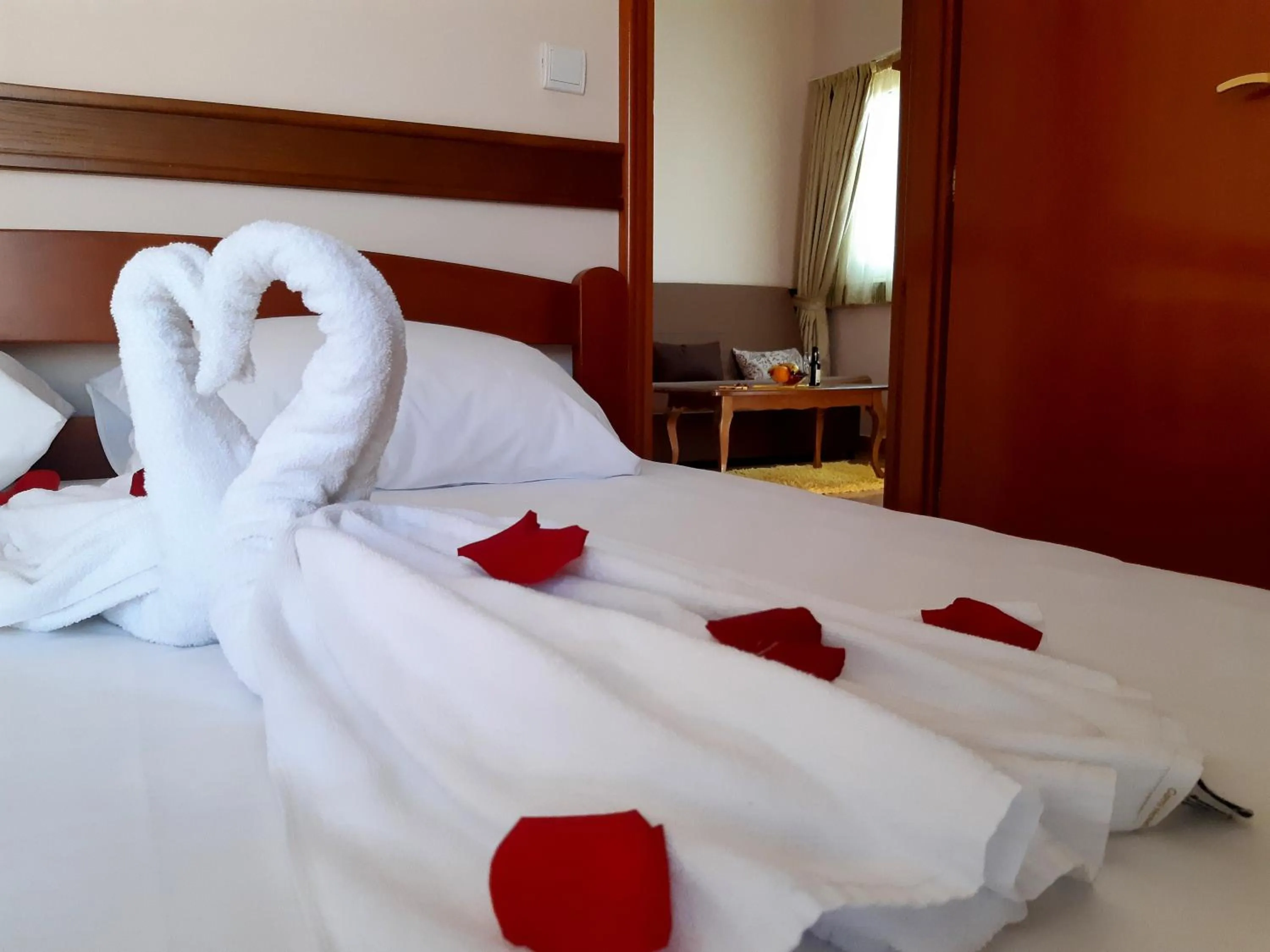Bed in Garni Hotel Koral