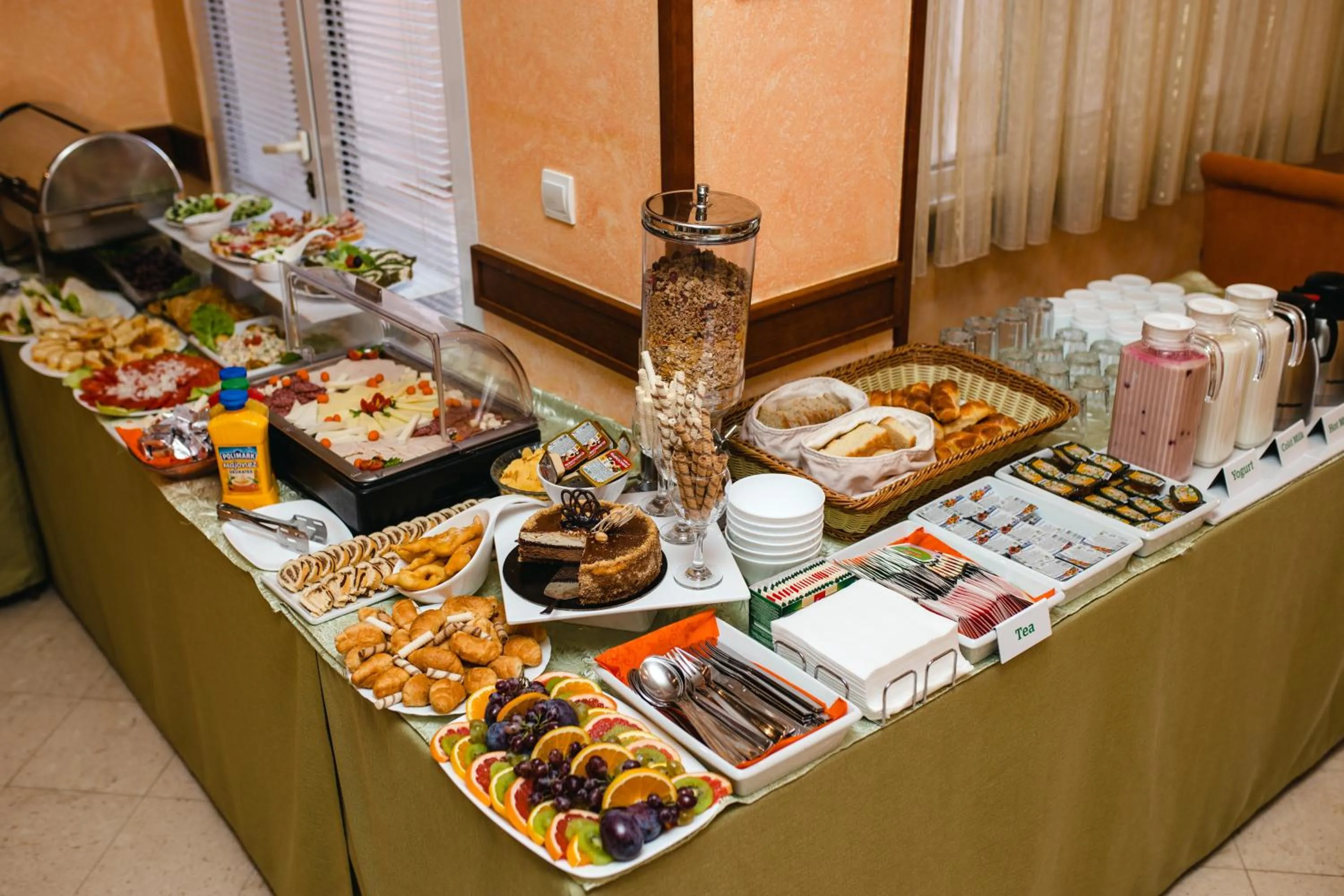 Buffet breakfast in Garni Hotel Koral