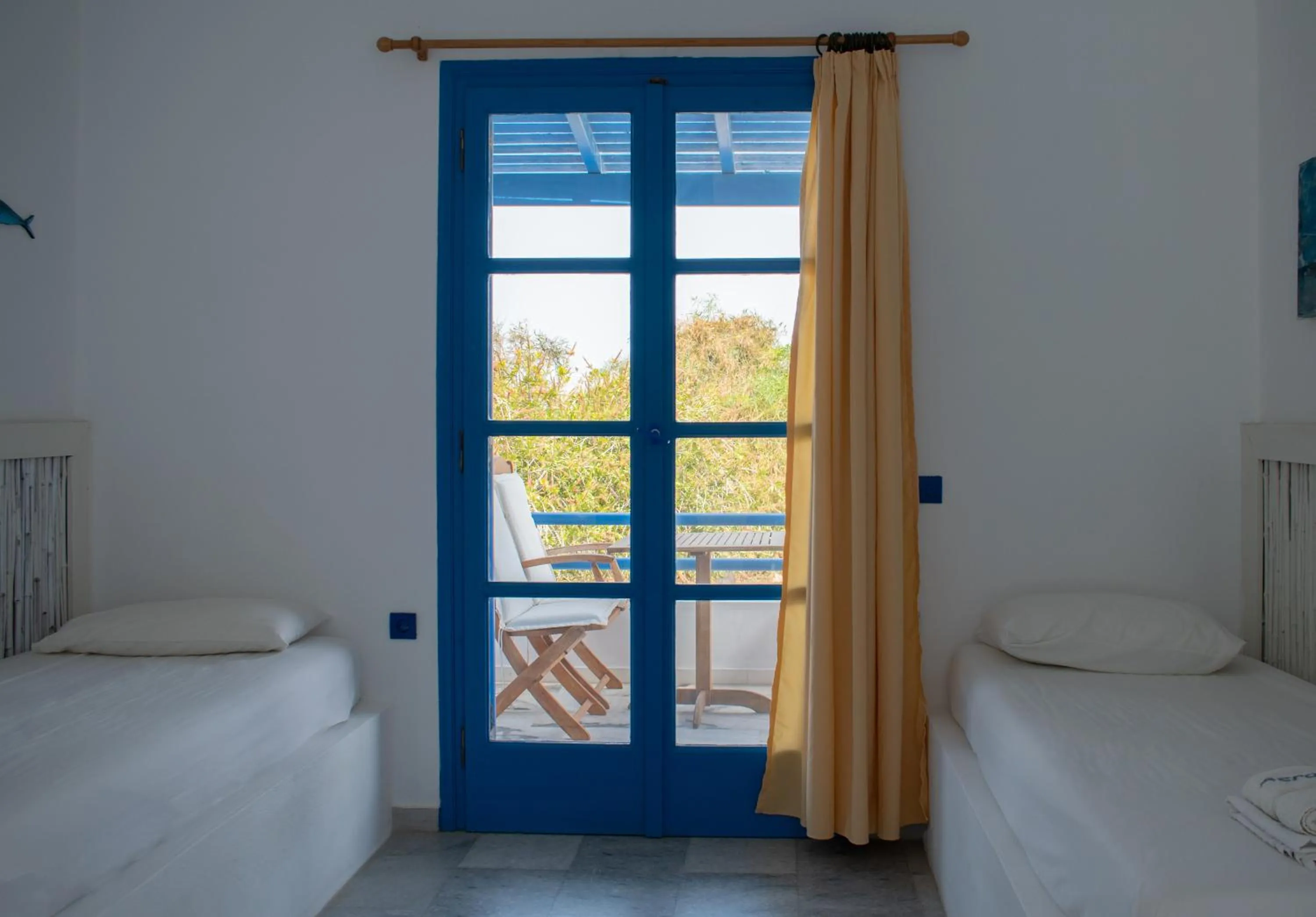 Bed in Aeraki Studios