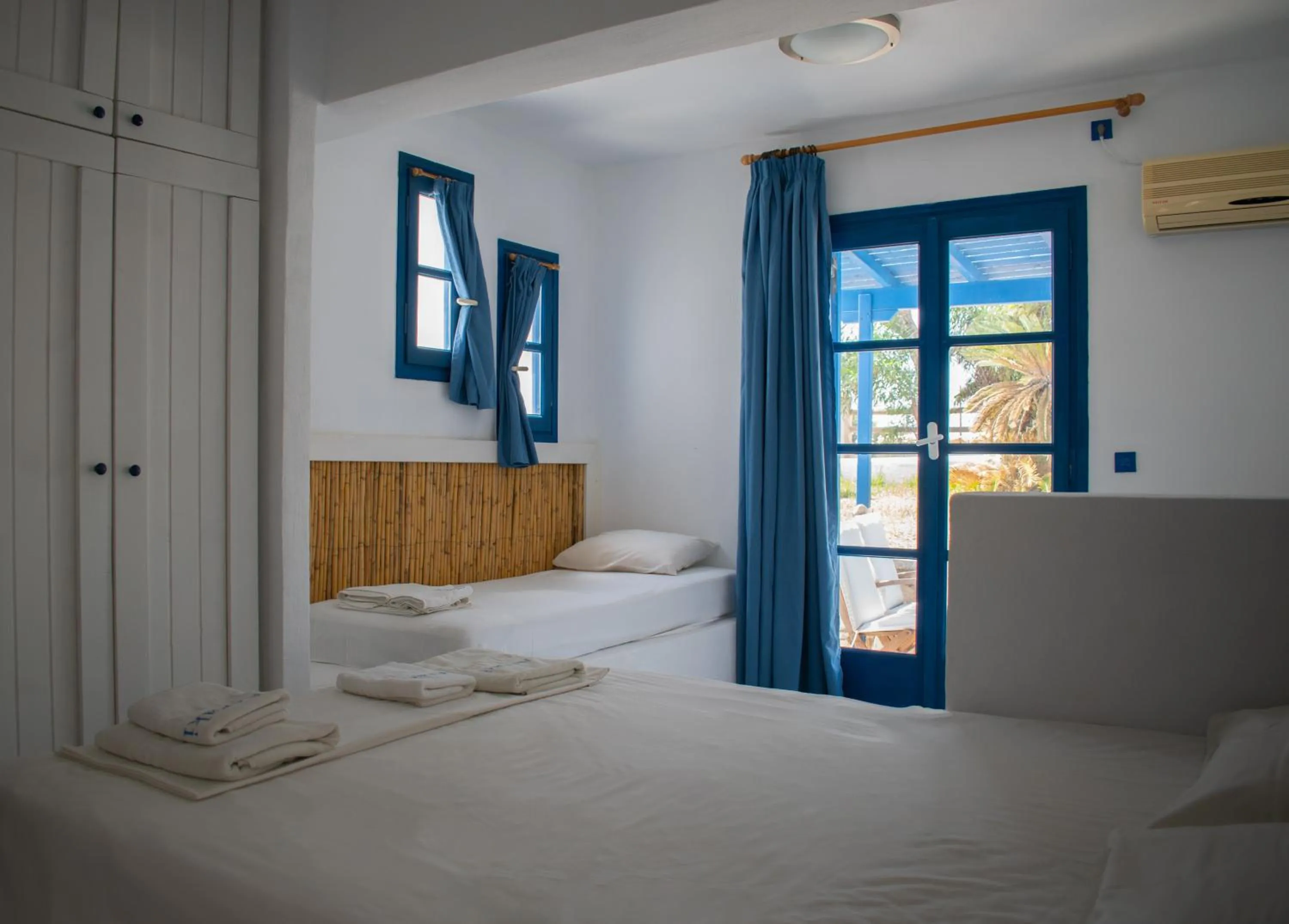 Bed in Aeraki Studios