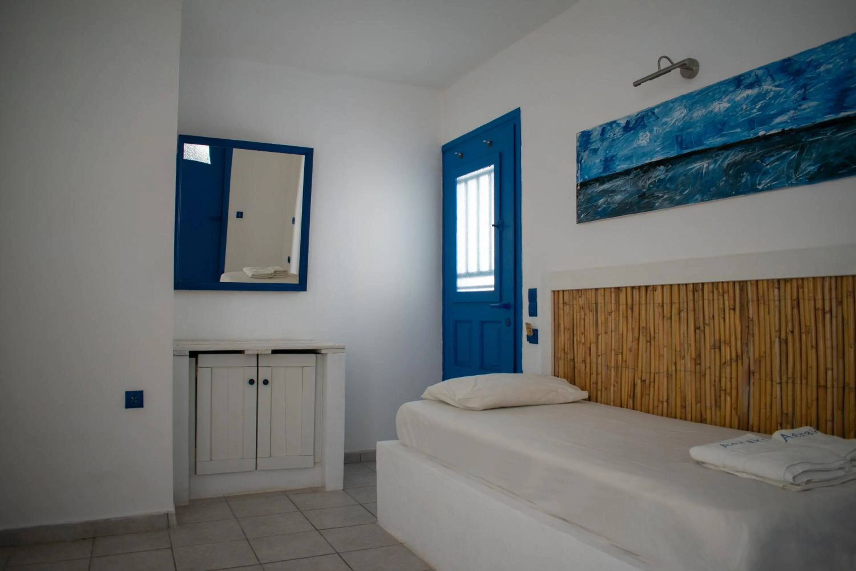 Bed in Aeraki Studios