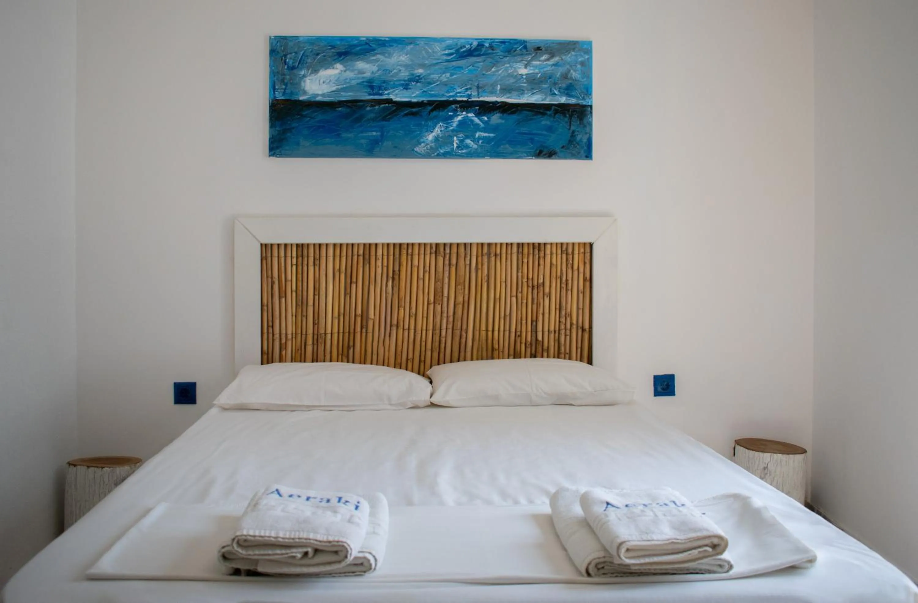 Bed in Aeraki Studios