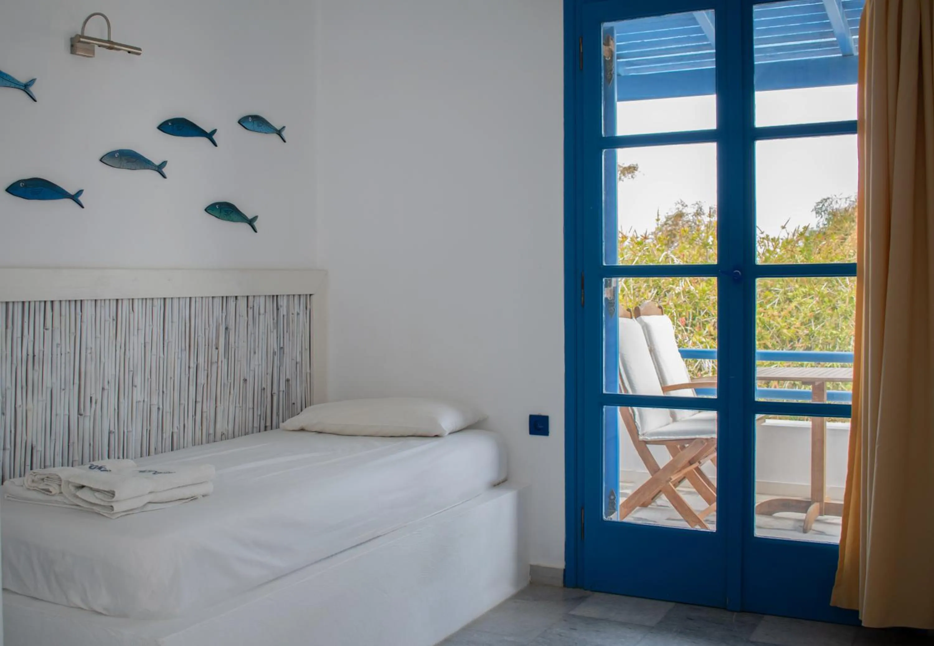 Bed in Aeraki Studios