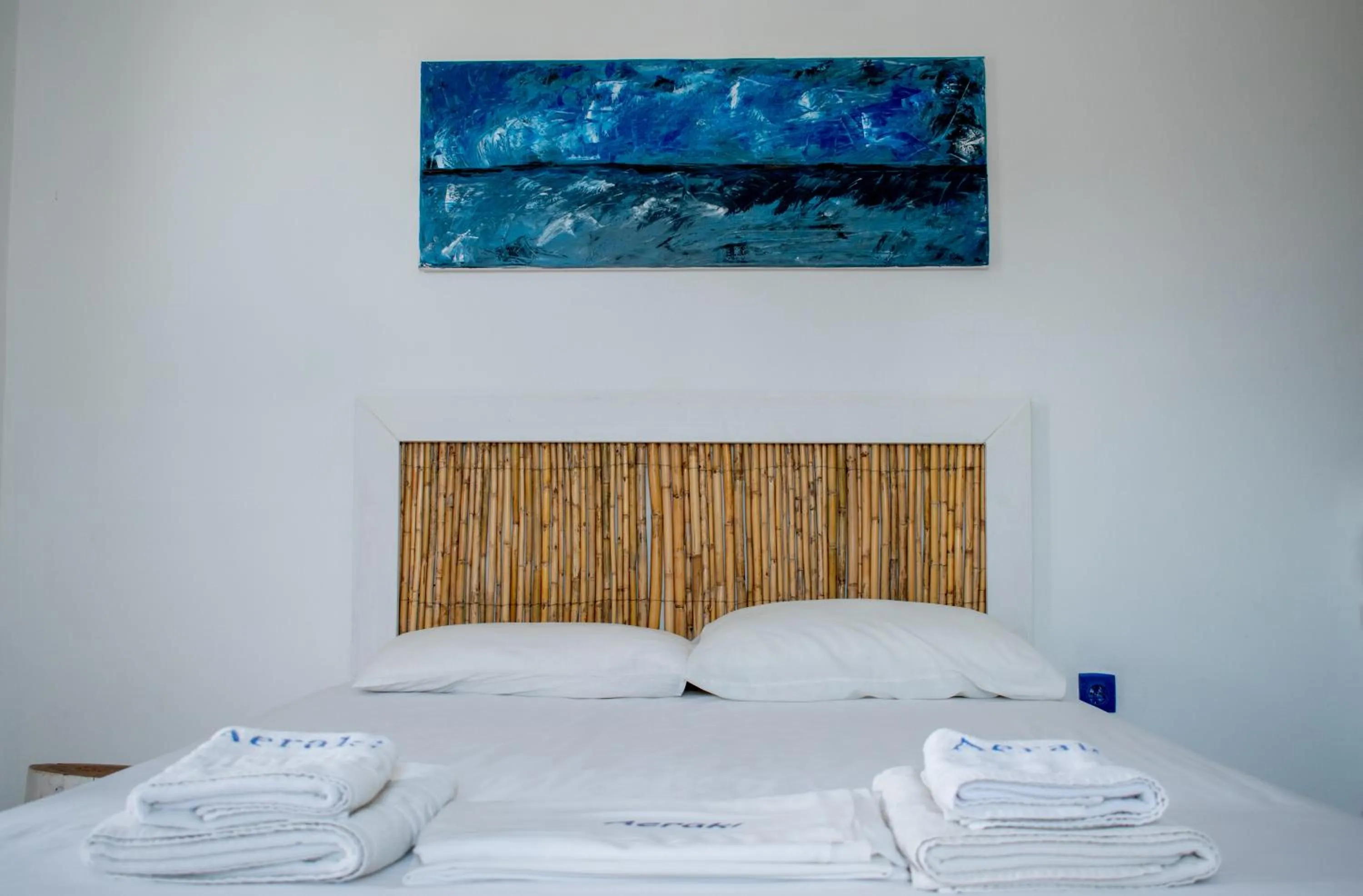 Bed in Aeraki Studios