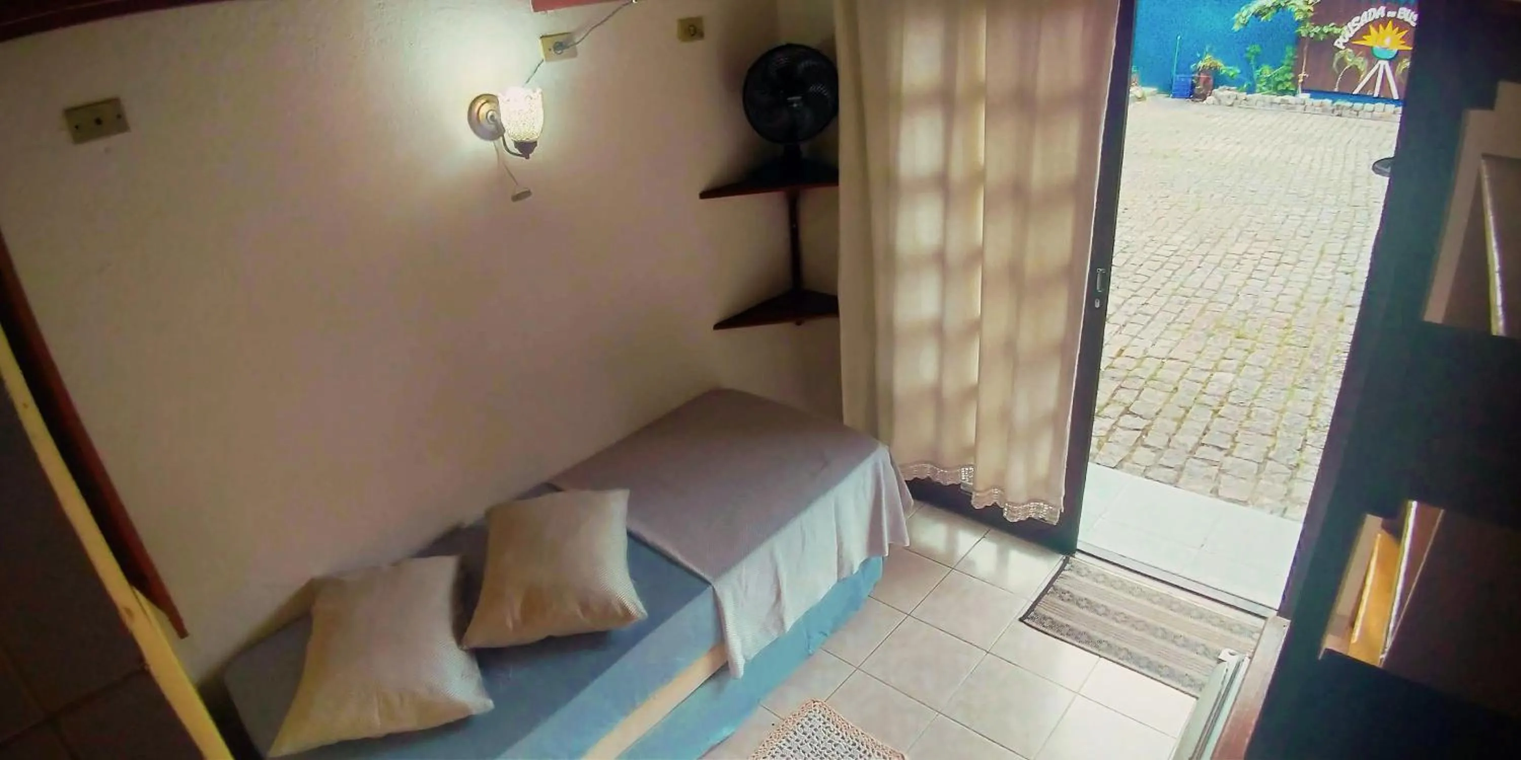 Bed in Pousada Em Busca do Sol