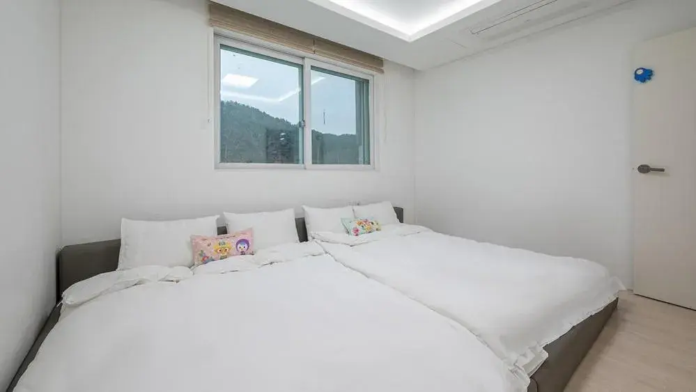 Bed in Gapyeong Kongkong Kids Pool Villa Bed in Gapyeong Kongkong Kids Pool Villa