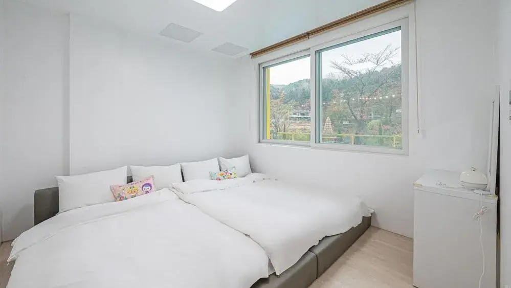 Bed in Gapyeong Kongkong Kids Pool Villa Bed in Gapyeong Kongkong Kids Pool Villa