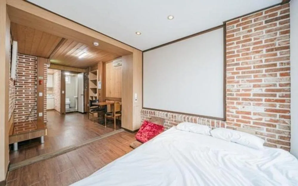 Bed in Jeju Joy Hill Pension