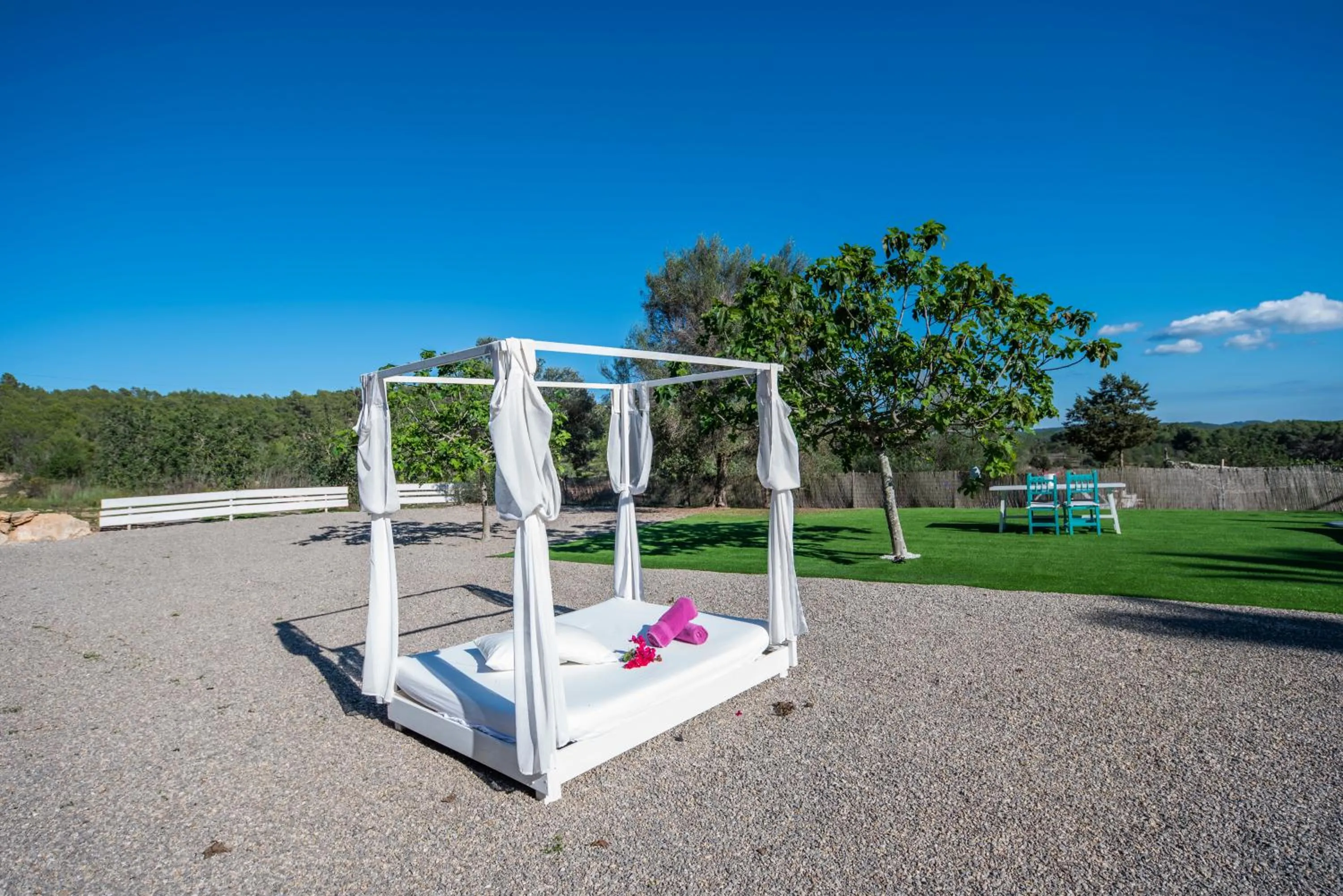 Garden in Agroturismo Can Cosmi Prats