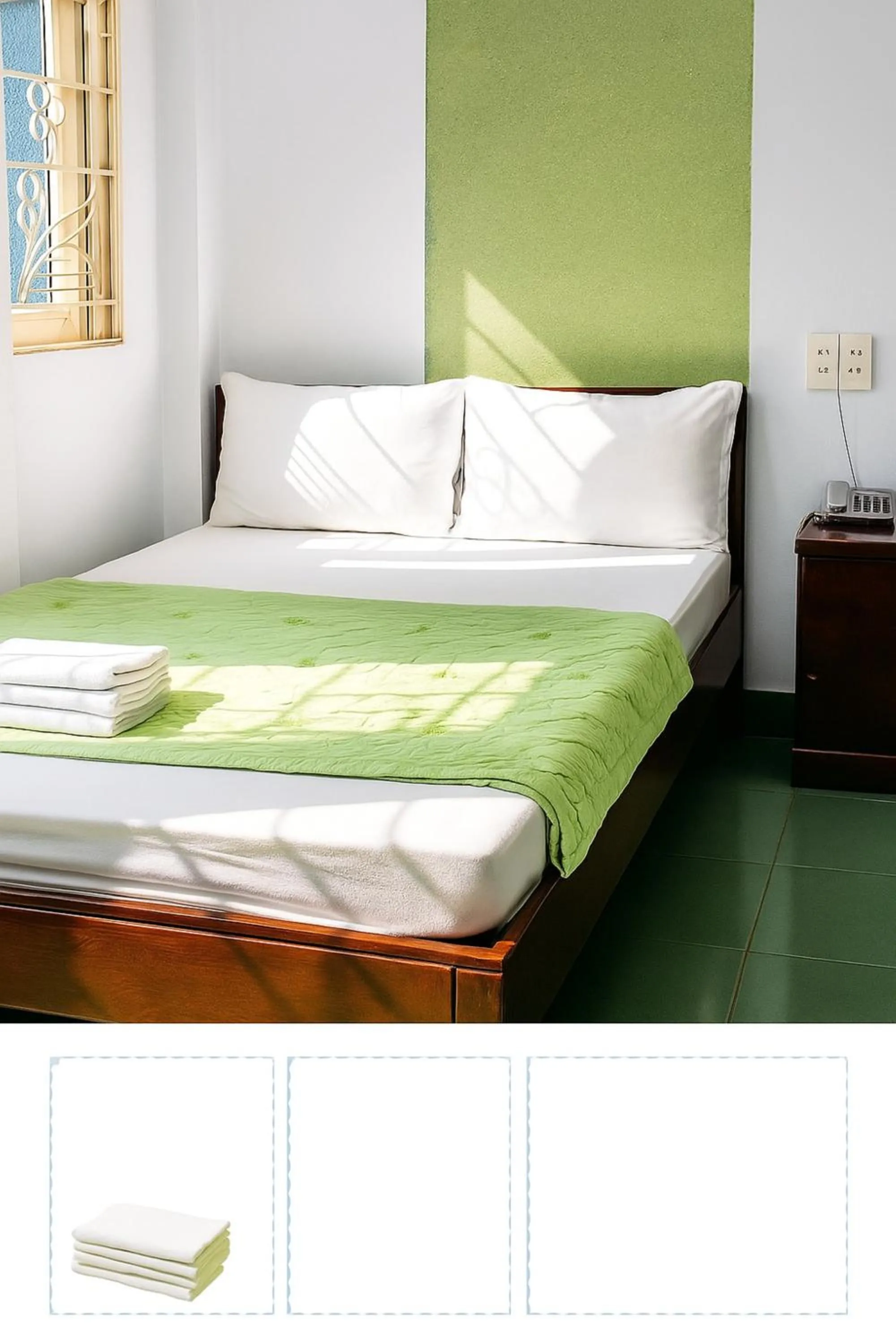 Bed in Sao Khue 2 Hotel