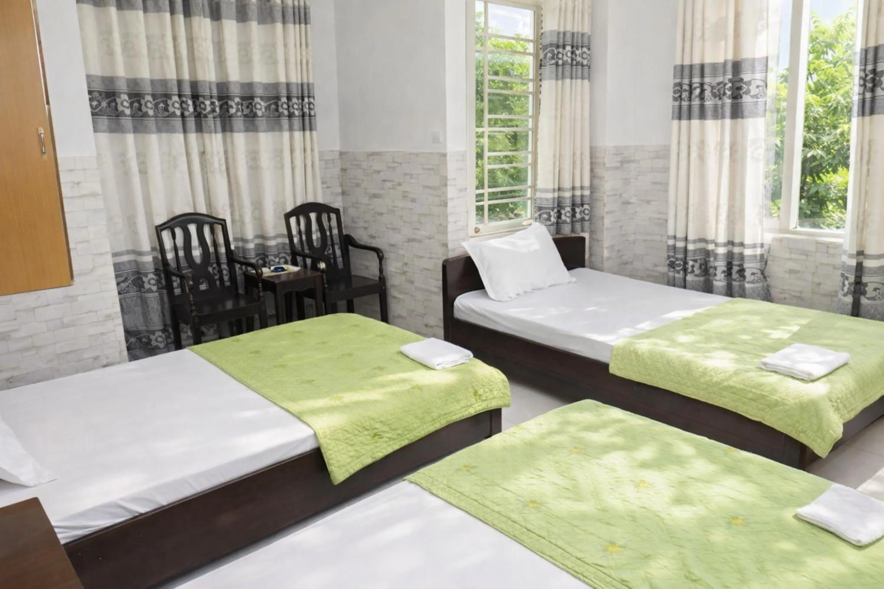Bed in Sao Khue 2 Hotel